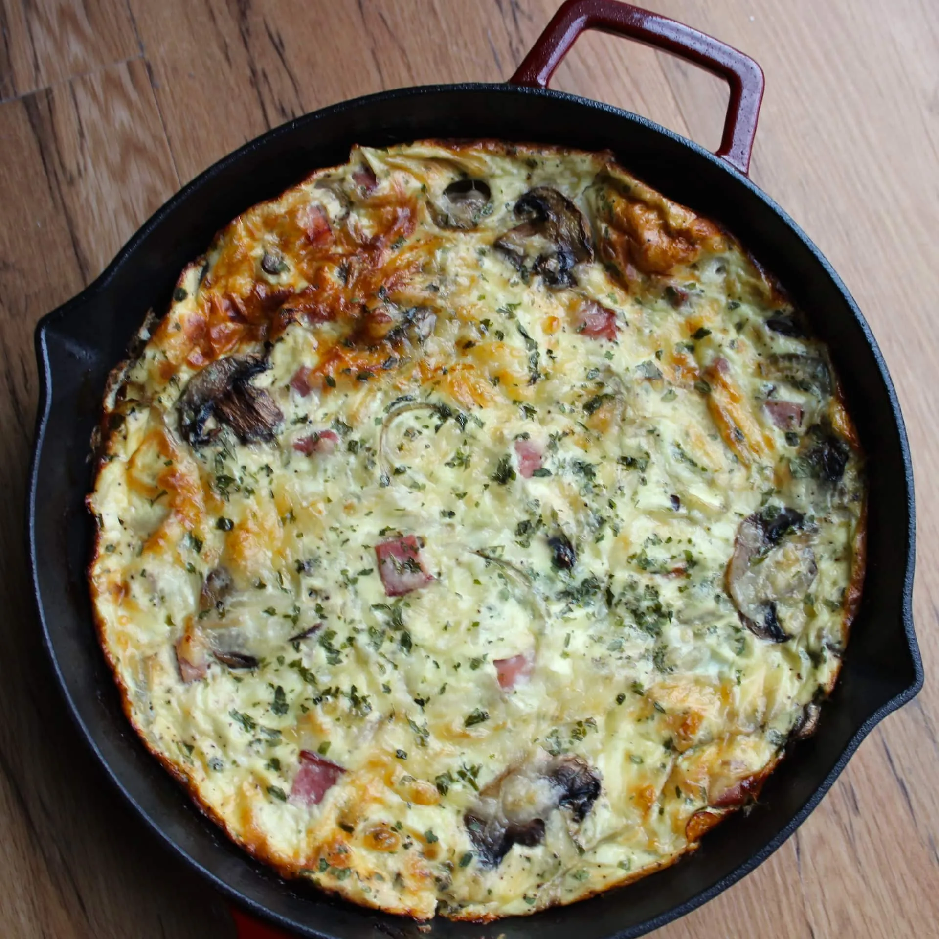 Bacon and Swiss Frittata