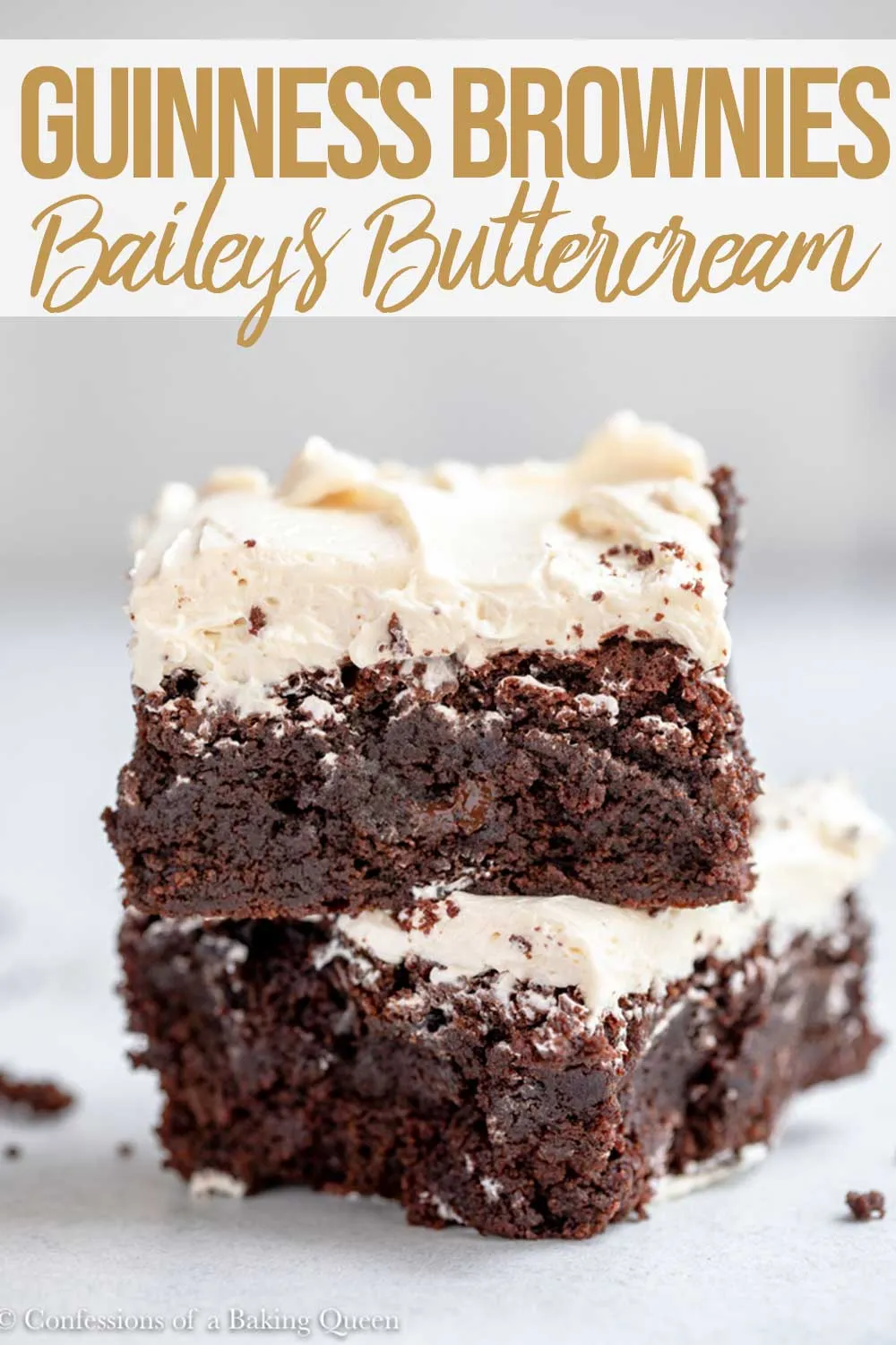Baileys Brown Butter Frosted Brownies