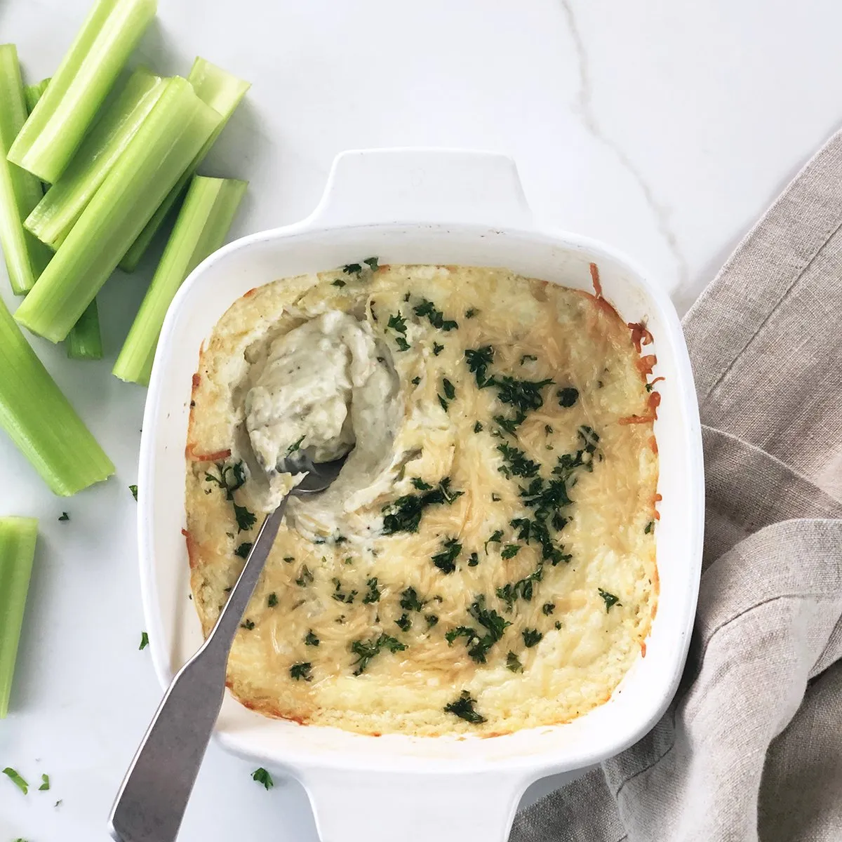 Baked Artichoke Dip Creamy Parmesan Rosa