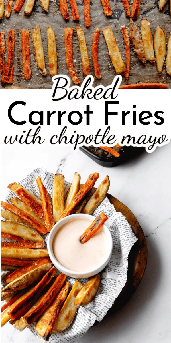 Baked Carrot and Potato Fries