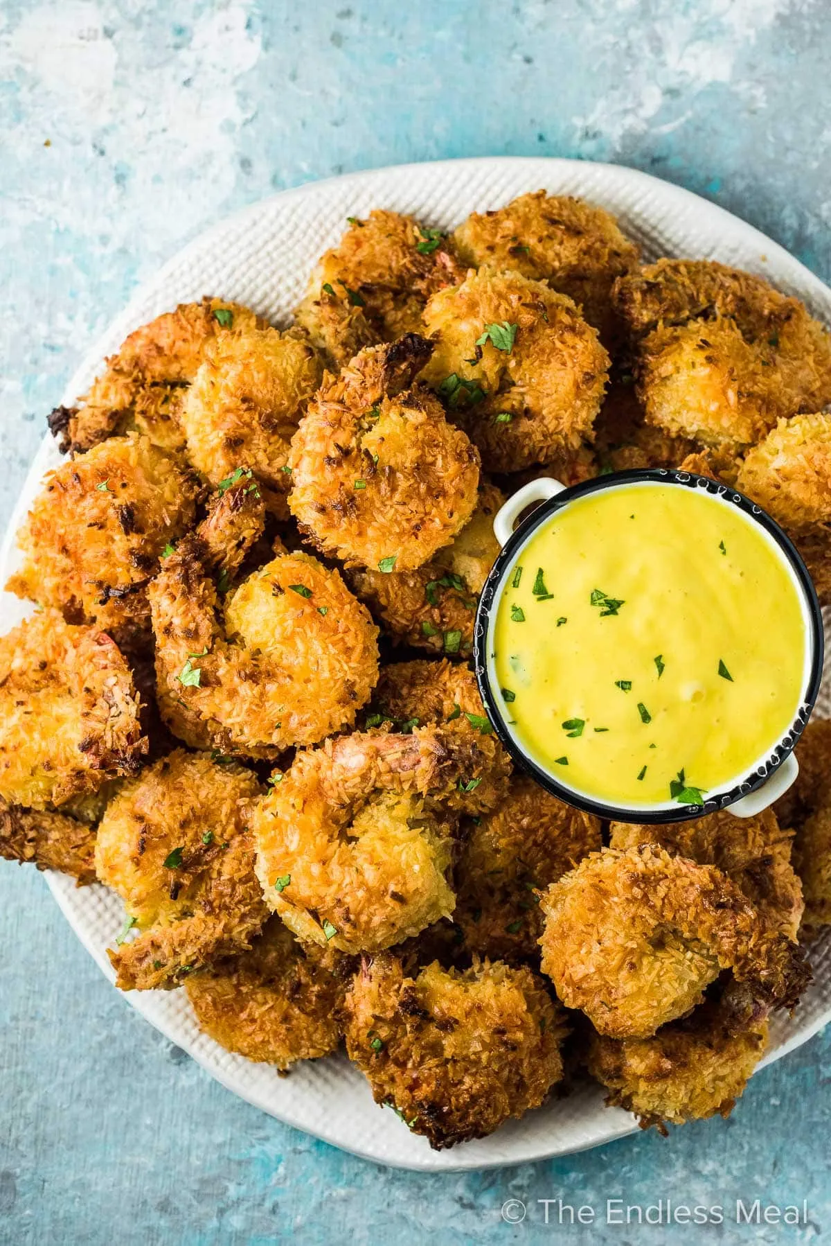 Baked Coconut Shrimp with Mango Dipping Sauce