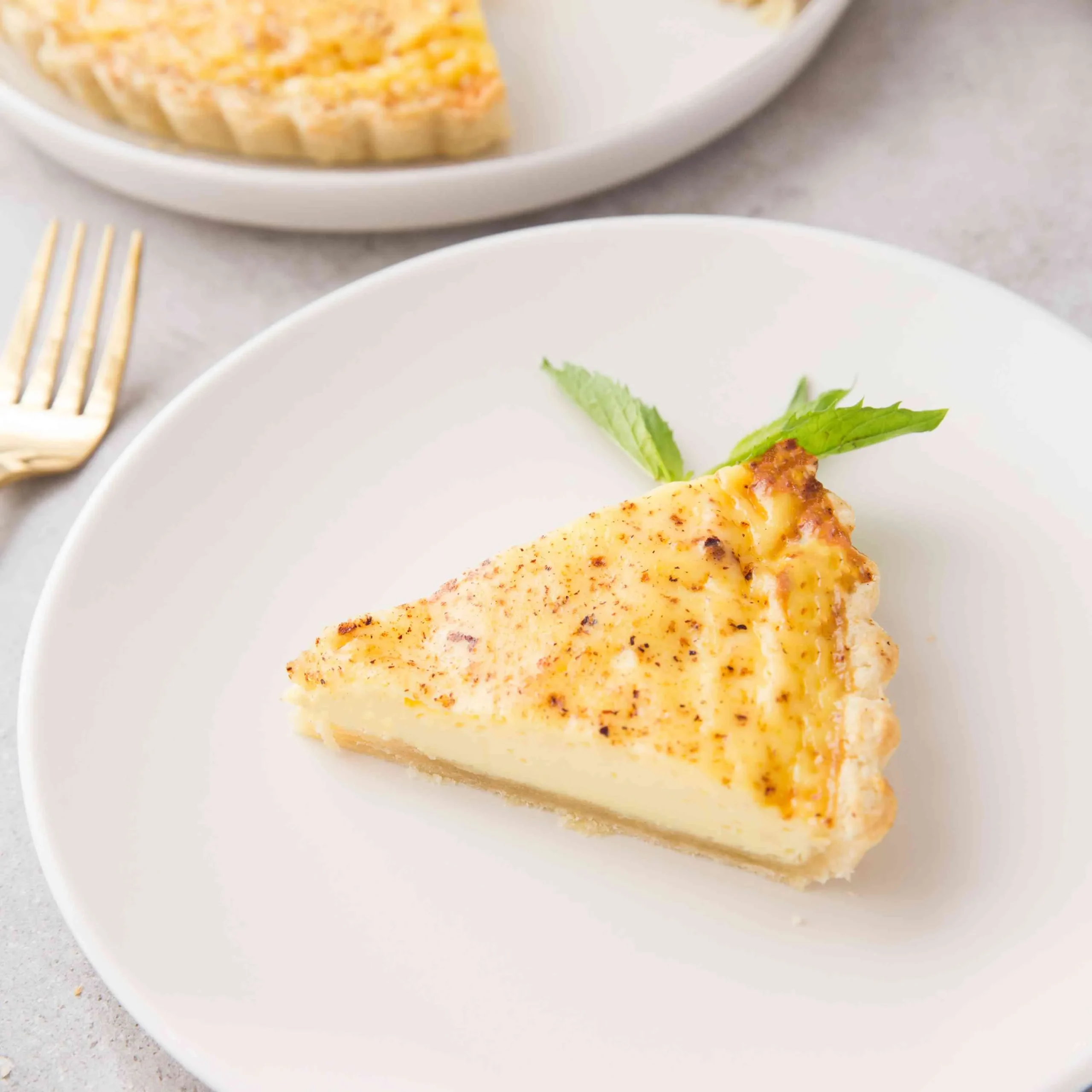 Baked Egg Custard Tart