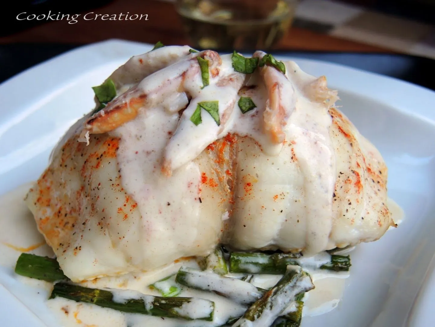 Baked Flounder with Crabmeat Stuffing