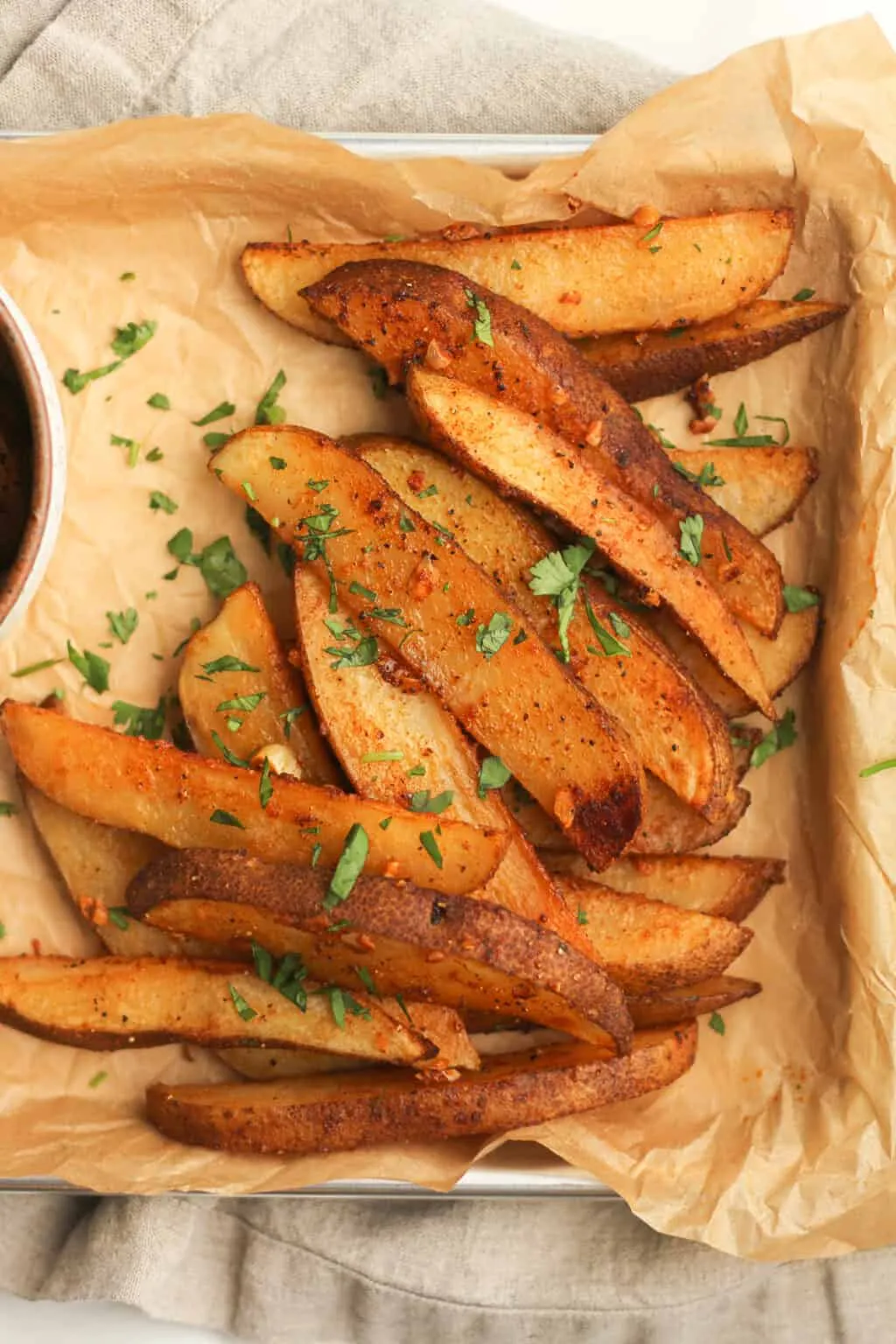 Baked Garlic Home Fries