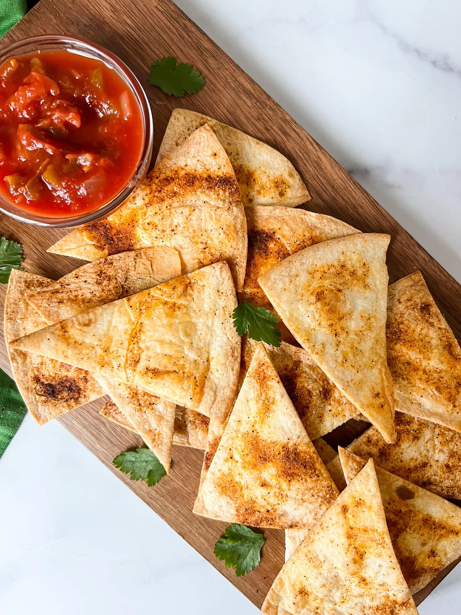 Baked Tortilla Chips, Pita Chips and Croutons