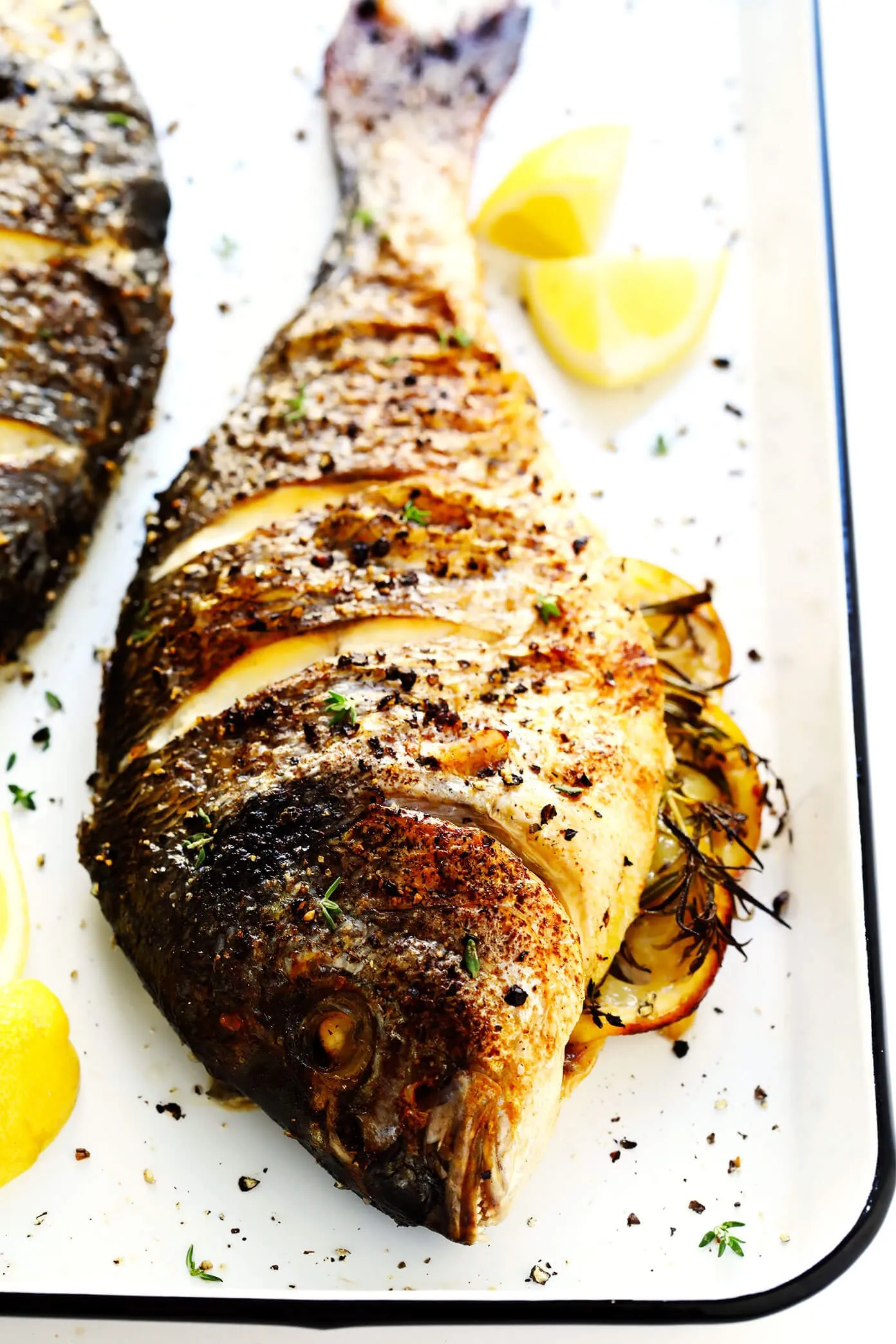 Baked Whole Fish with Dates