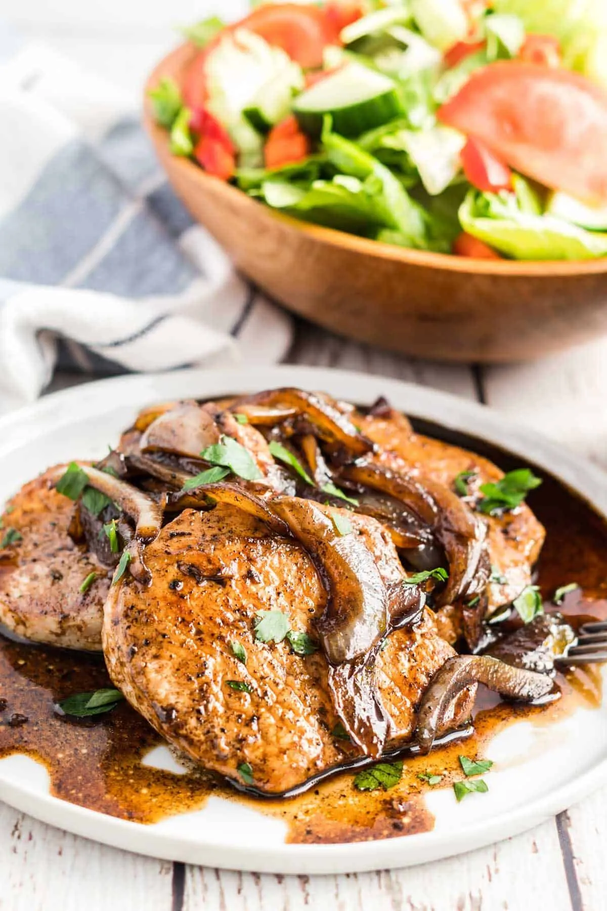 Balsamic Glazed Pork Chops