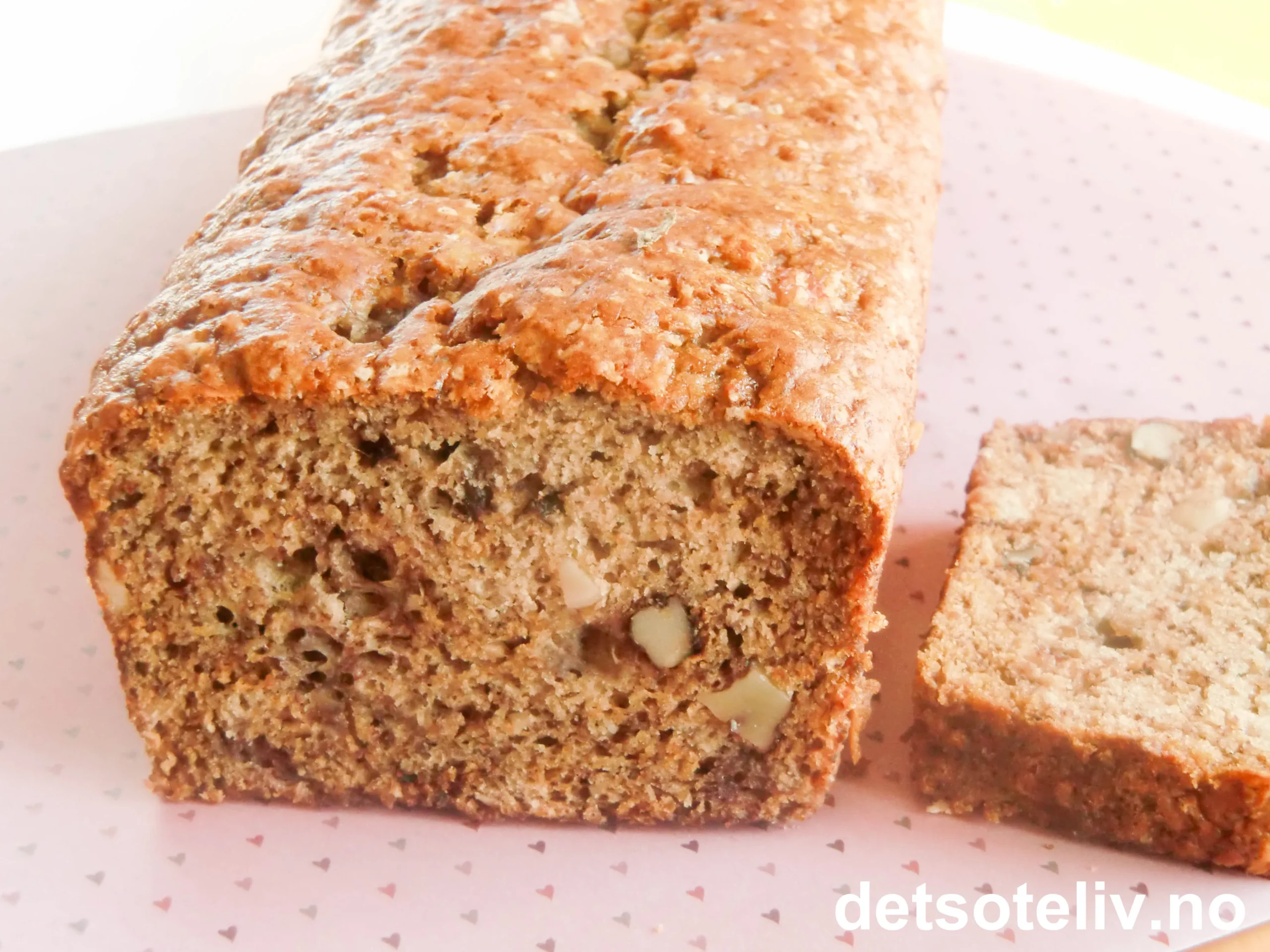 Banana Bread with Chocolate Glaze from Cooking Light