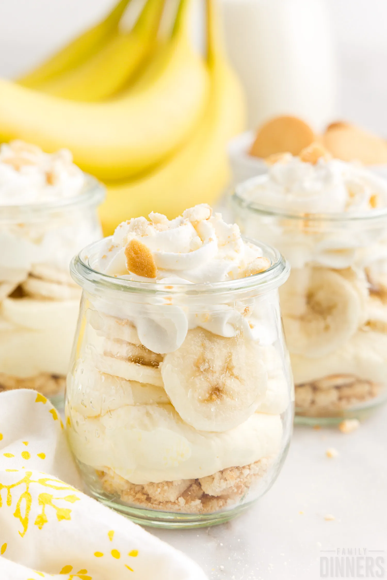 Banana Cream Cheesecake Parfaits