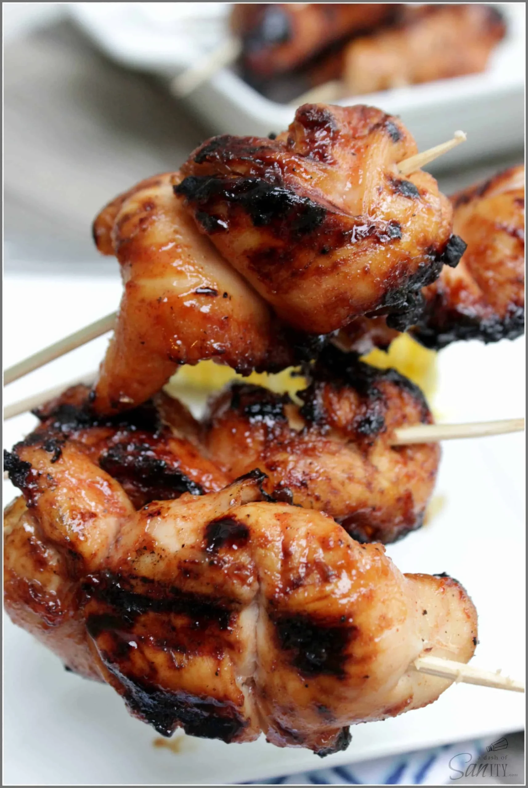 Barbecue Maple Chicken Kebabs