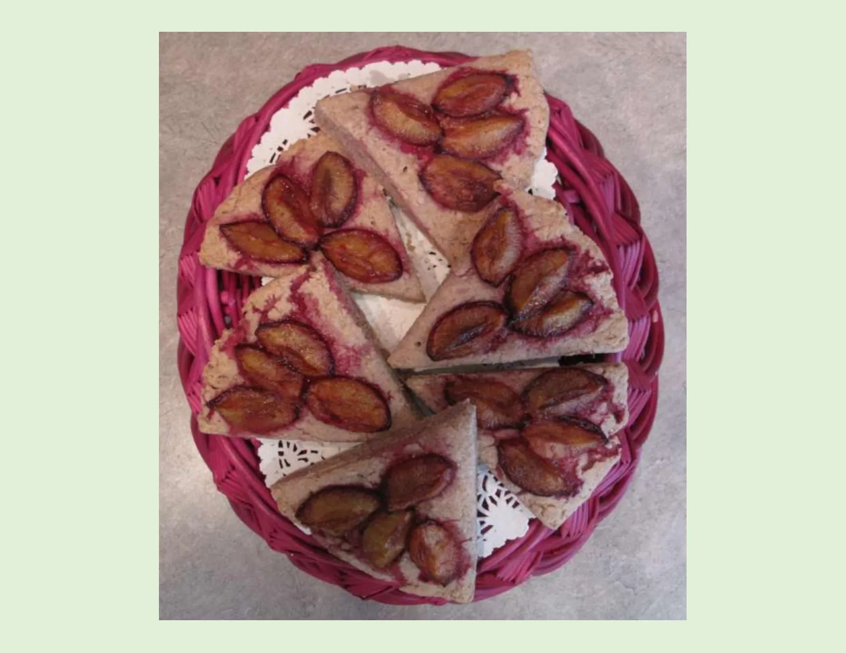Barley Scones Roasted Plums
