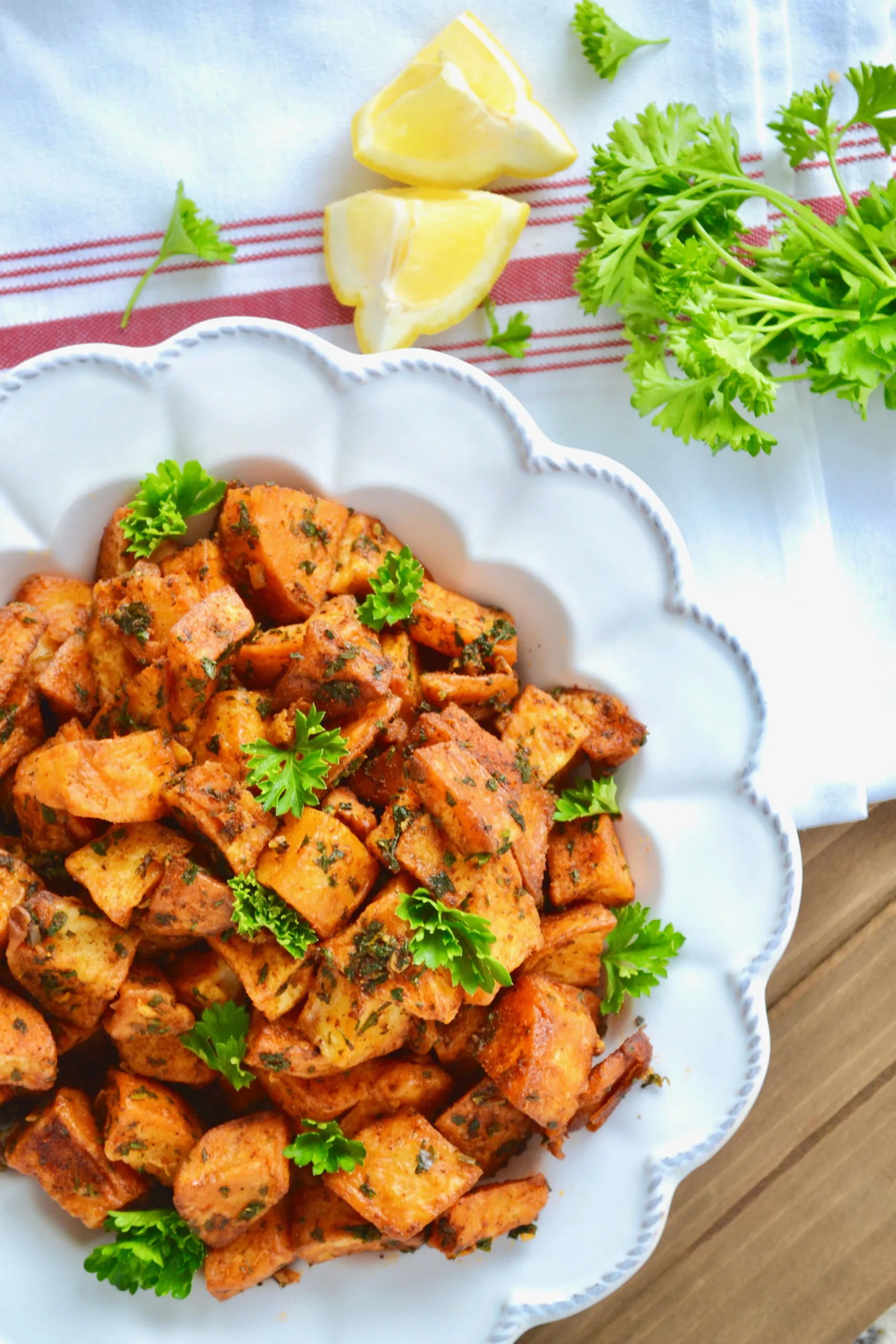 Batata Harra Spicy Lebanese Potatoes