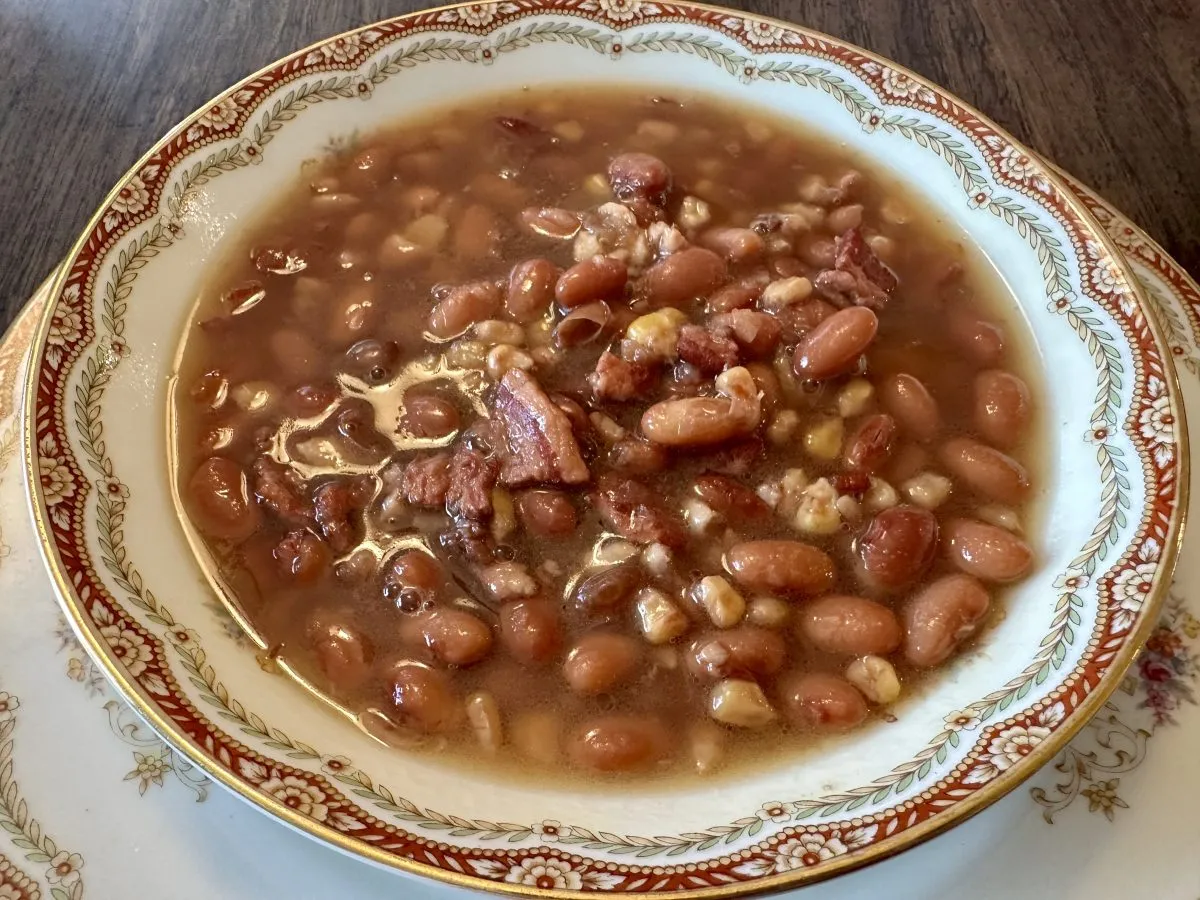 Beans and Chicos with Smoked Paprika