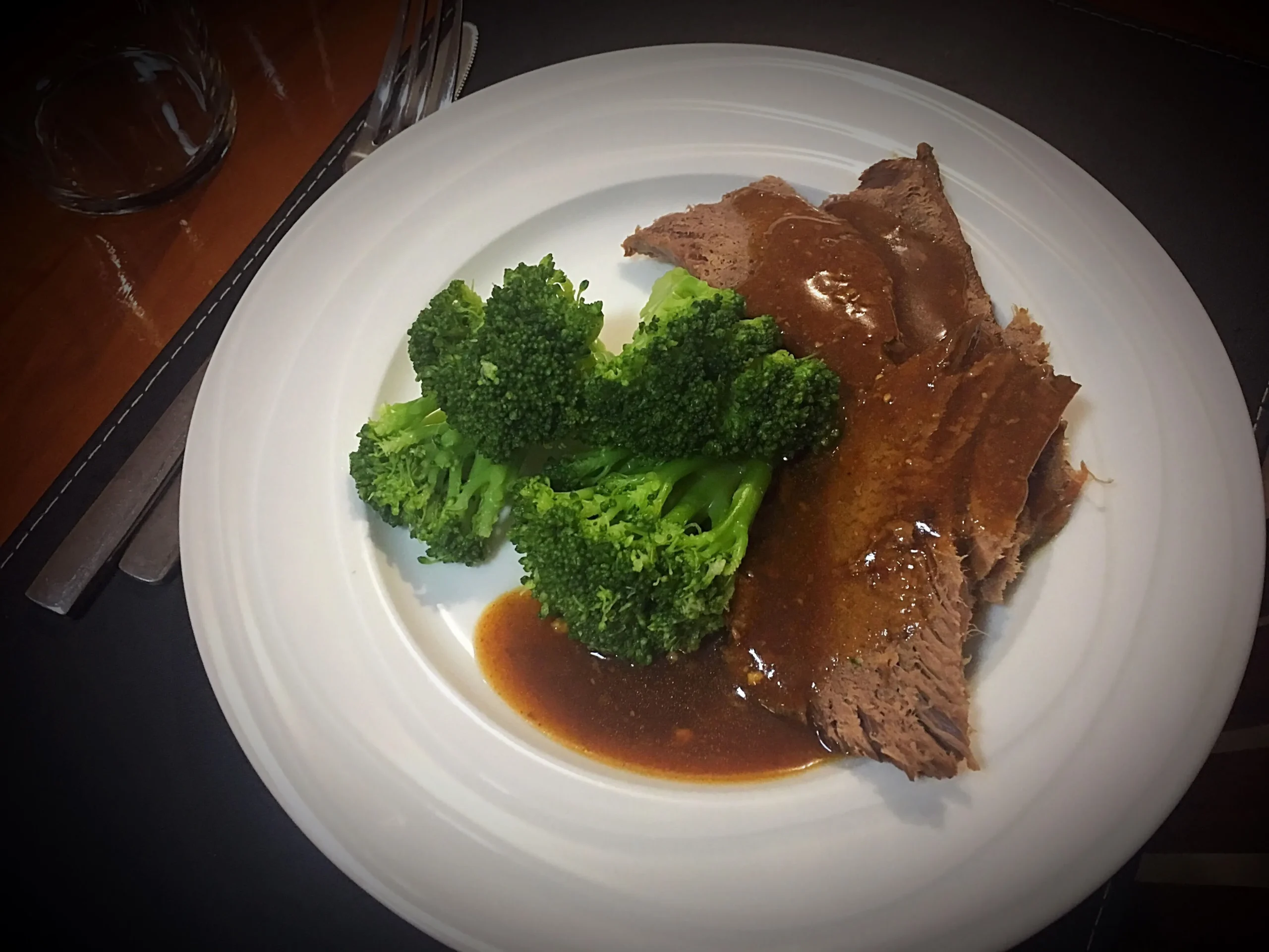 Beef Gravy from Slow Roasting