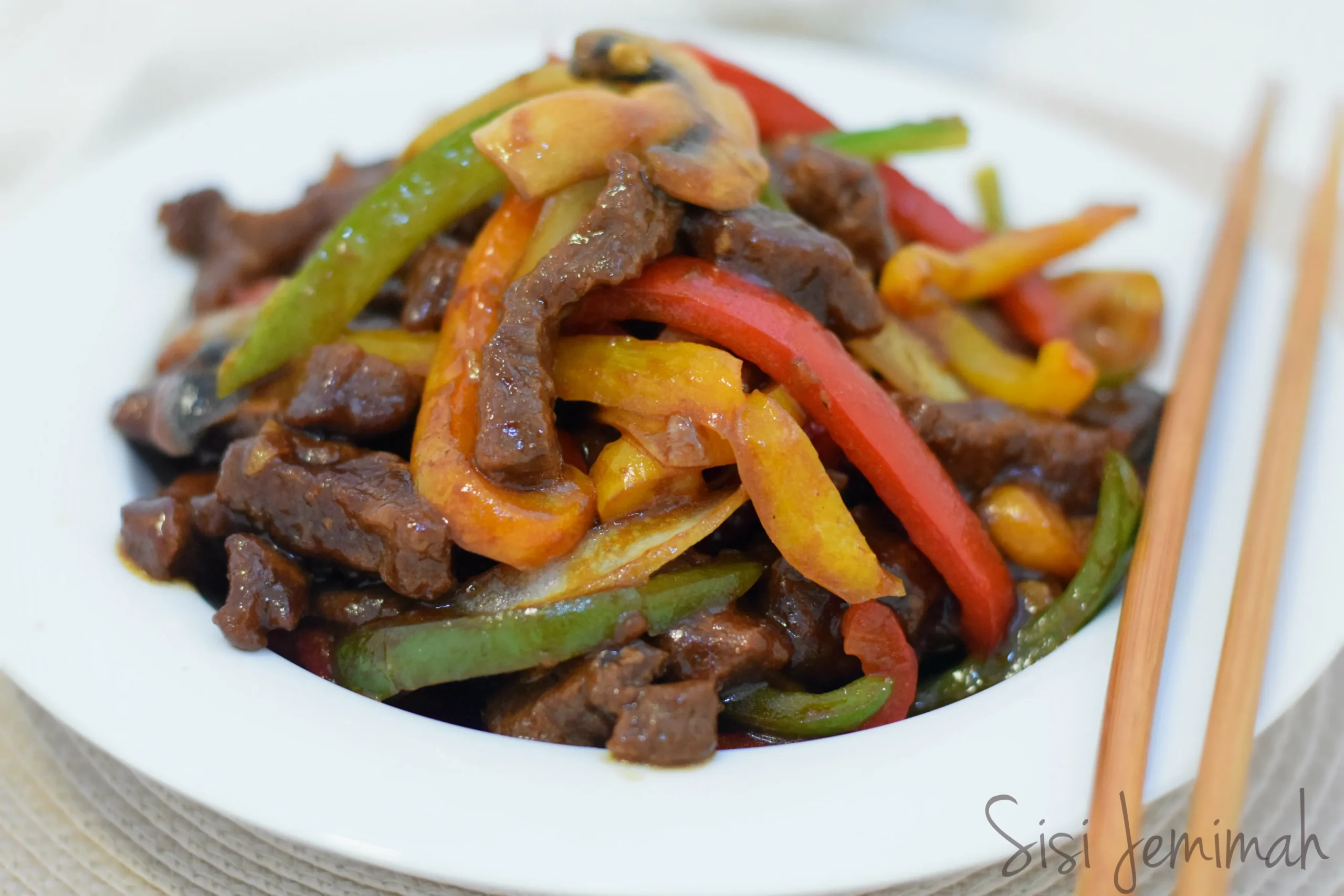 Beef Shreds with Green Pepper