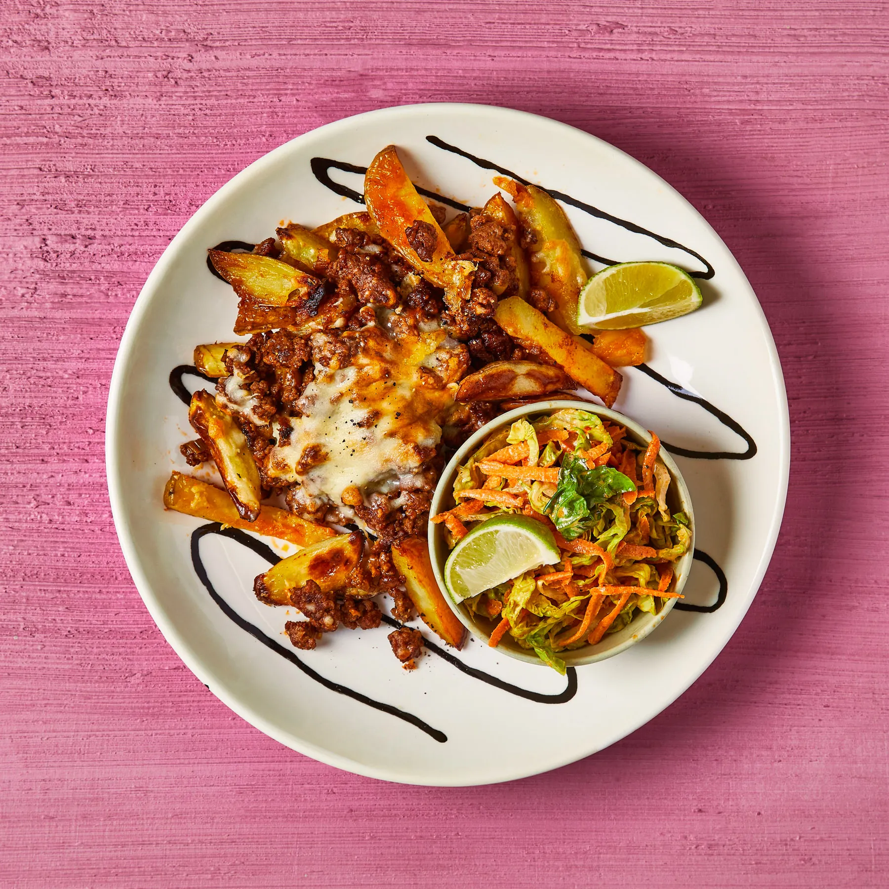Beef Smitane with Grated Chilli Fries
