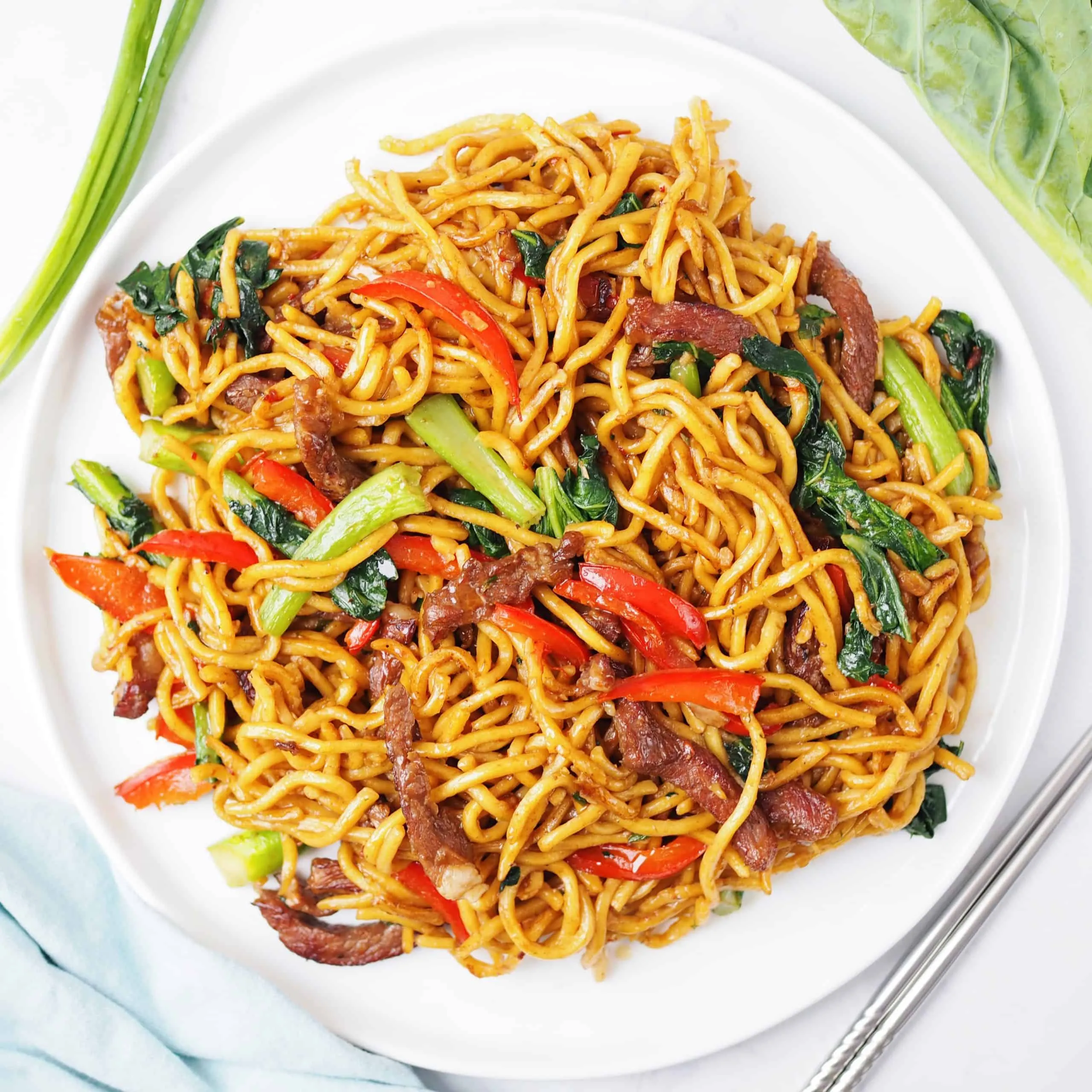 Beef Stir Fry with Noodles