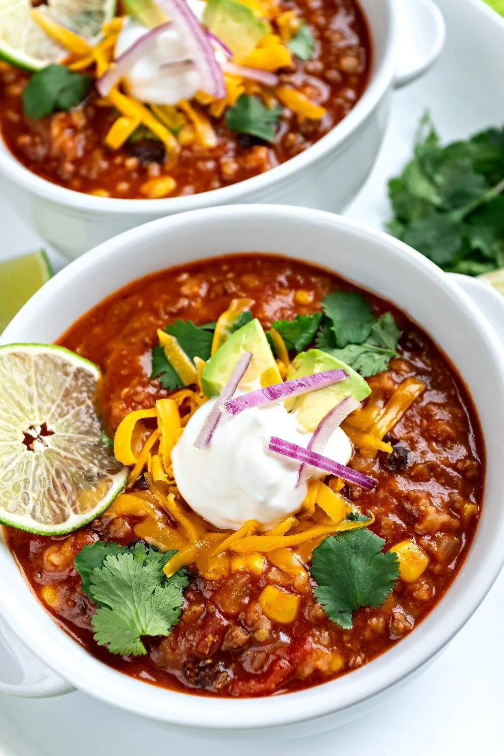 Beefy Mexican Rice Soup