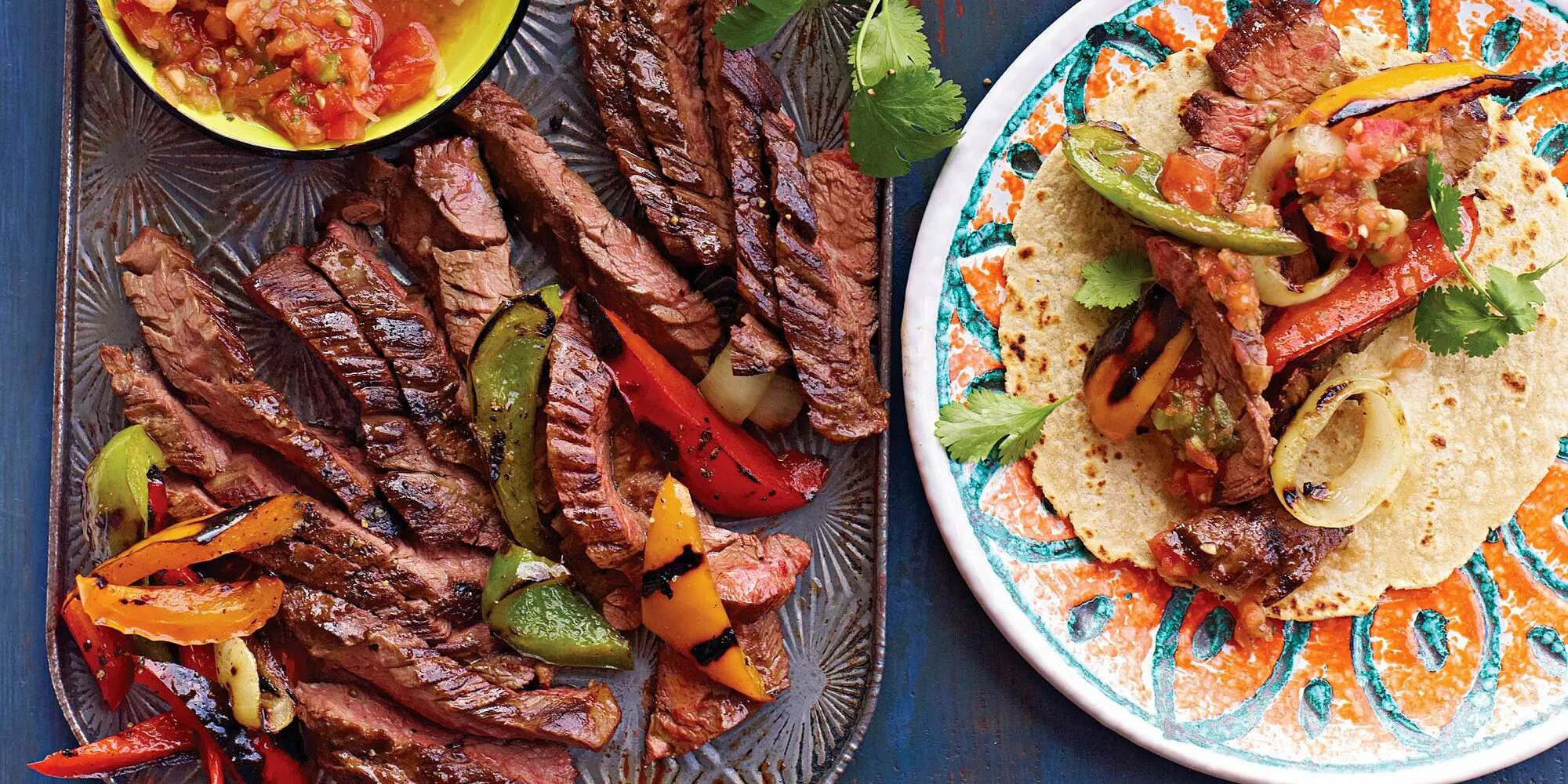Beer Marinated Steak Fajitas