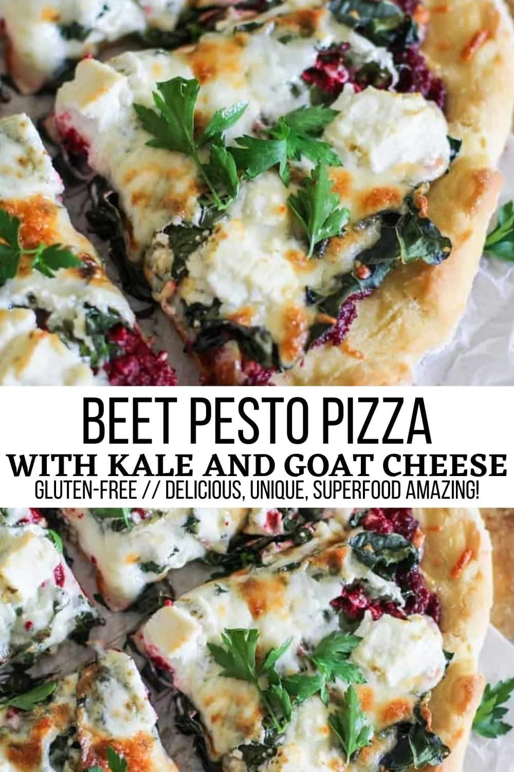 Beet Pesto and Kale Pizza