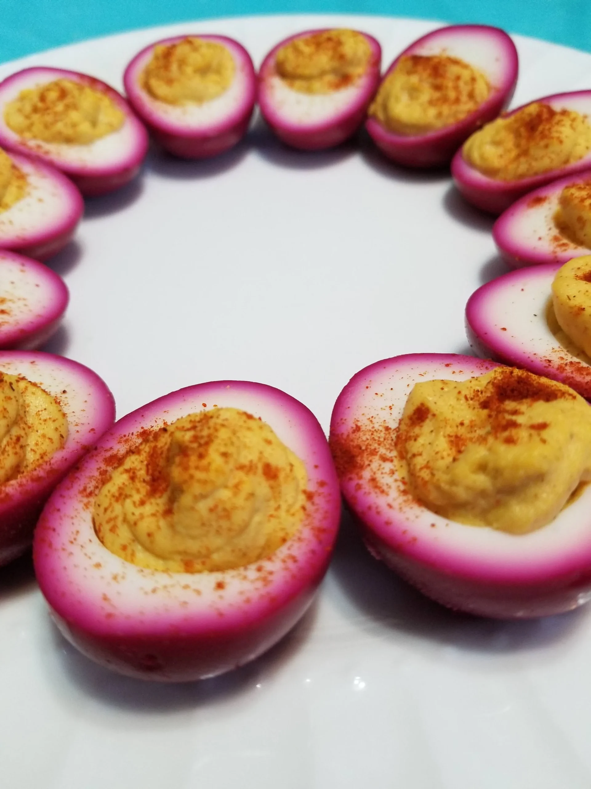 Beet Pickled Deviled Eggs
