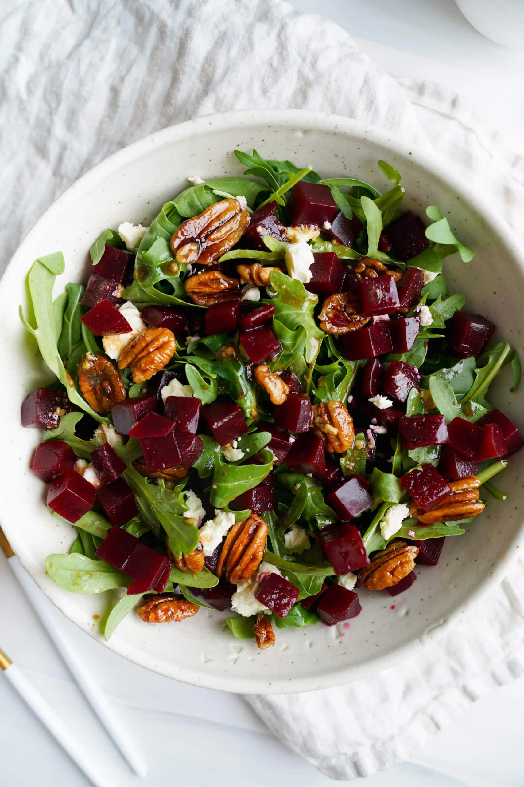 Beet Salad with Arugula and Feta