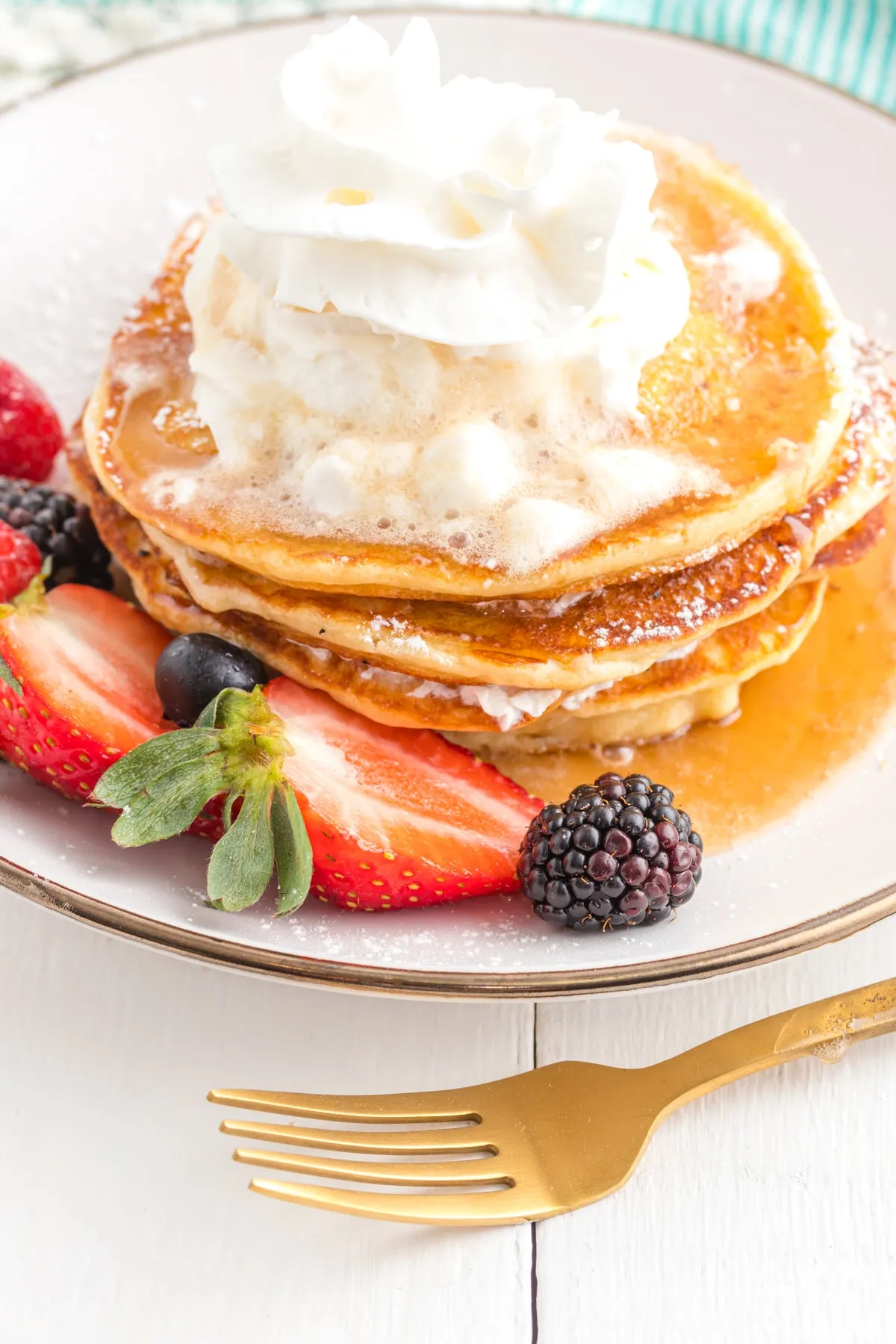 Berries and Cream Pancake Skillet