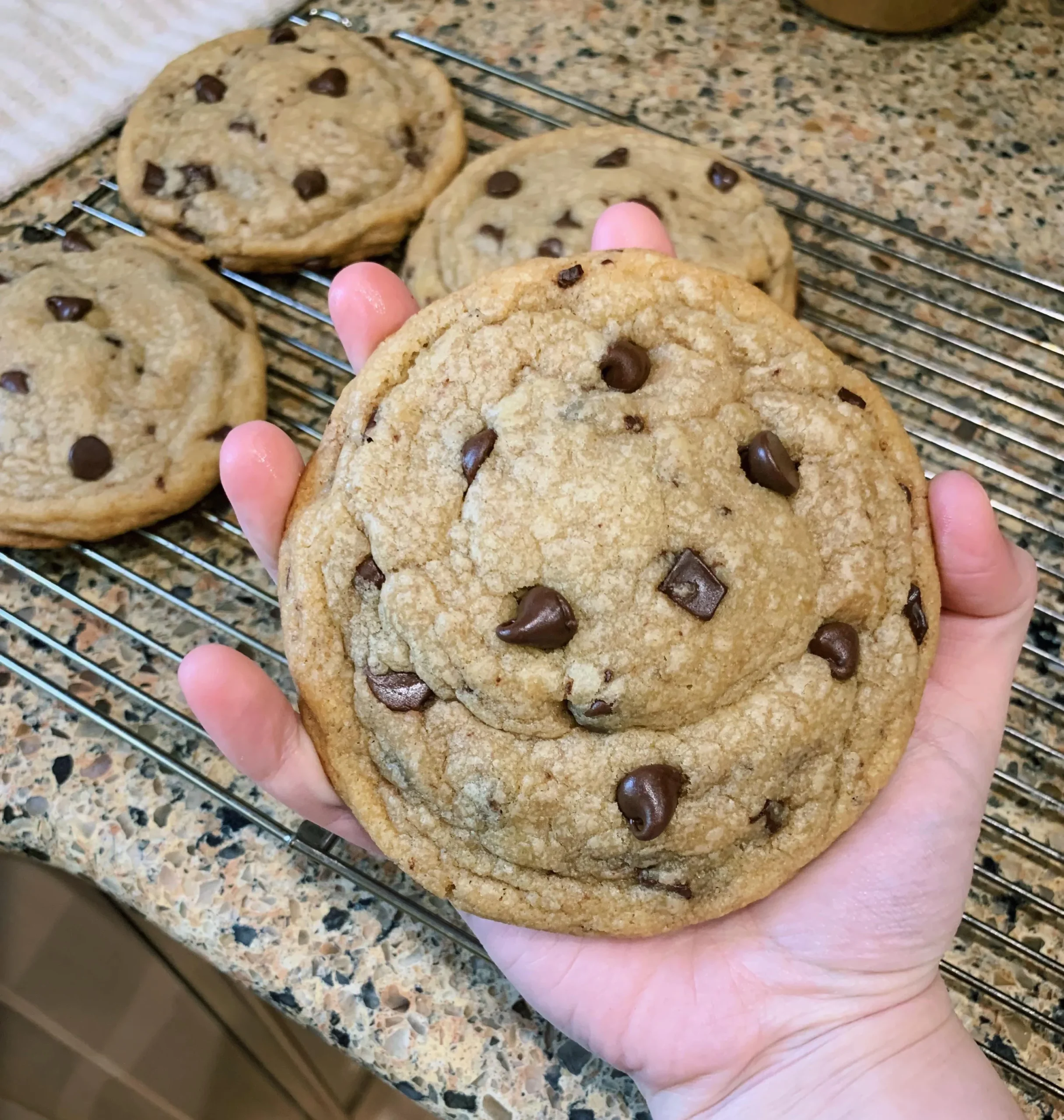 Big Chocolate Chip Cookies