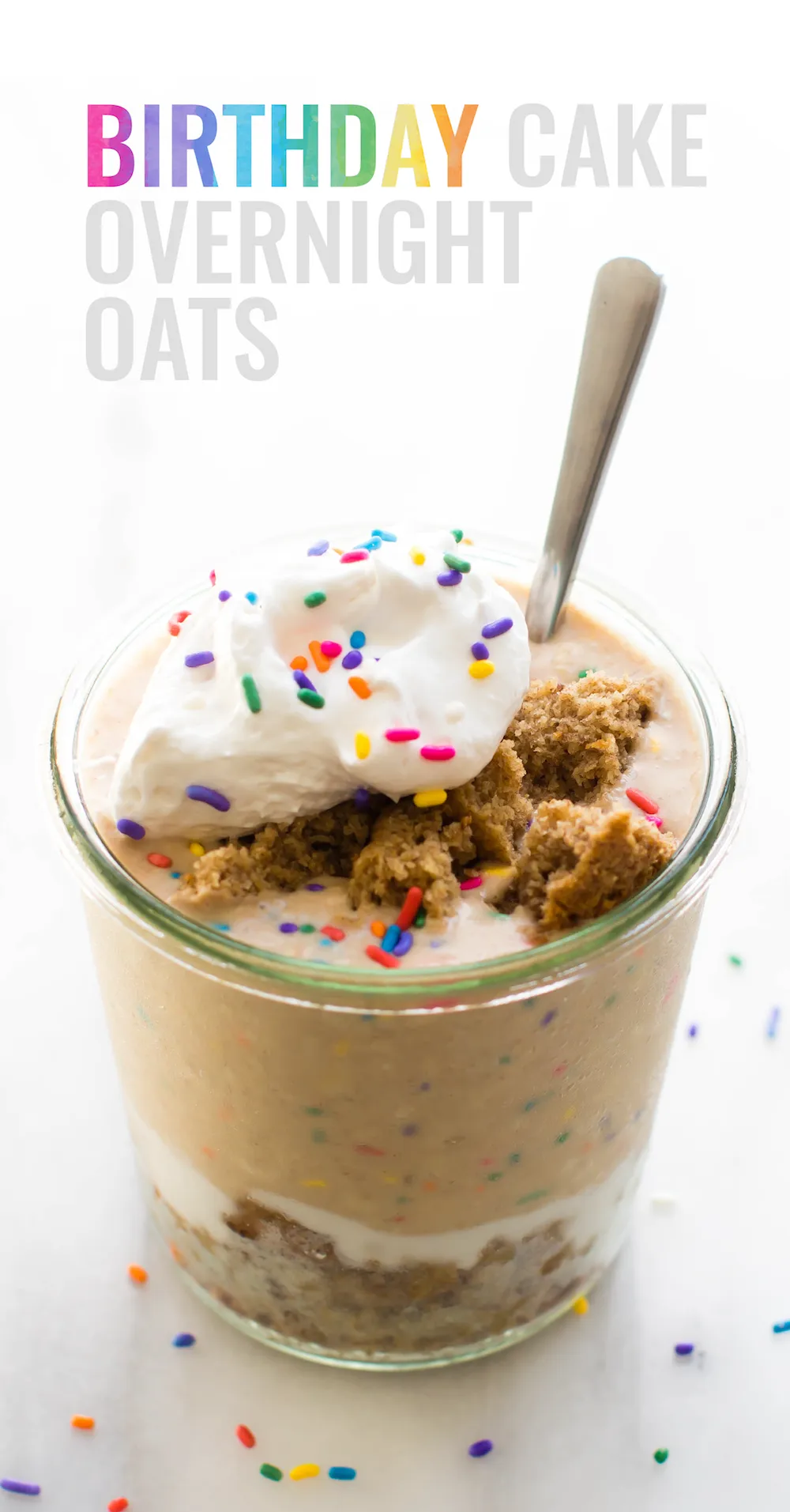Birthday Cake Overnight Oat Parfait