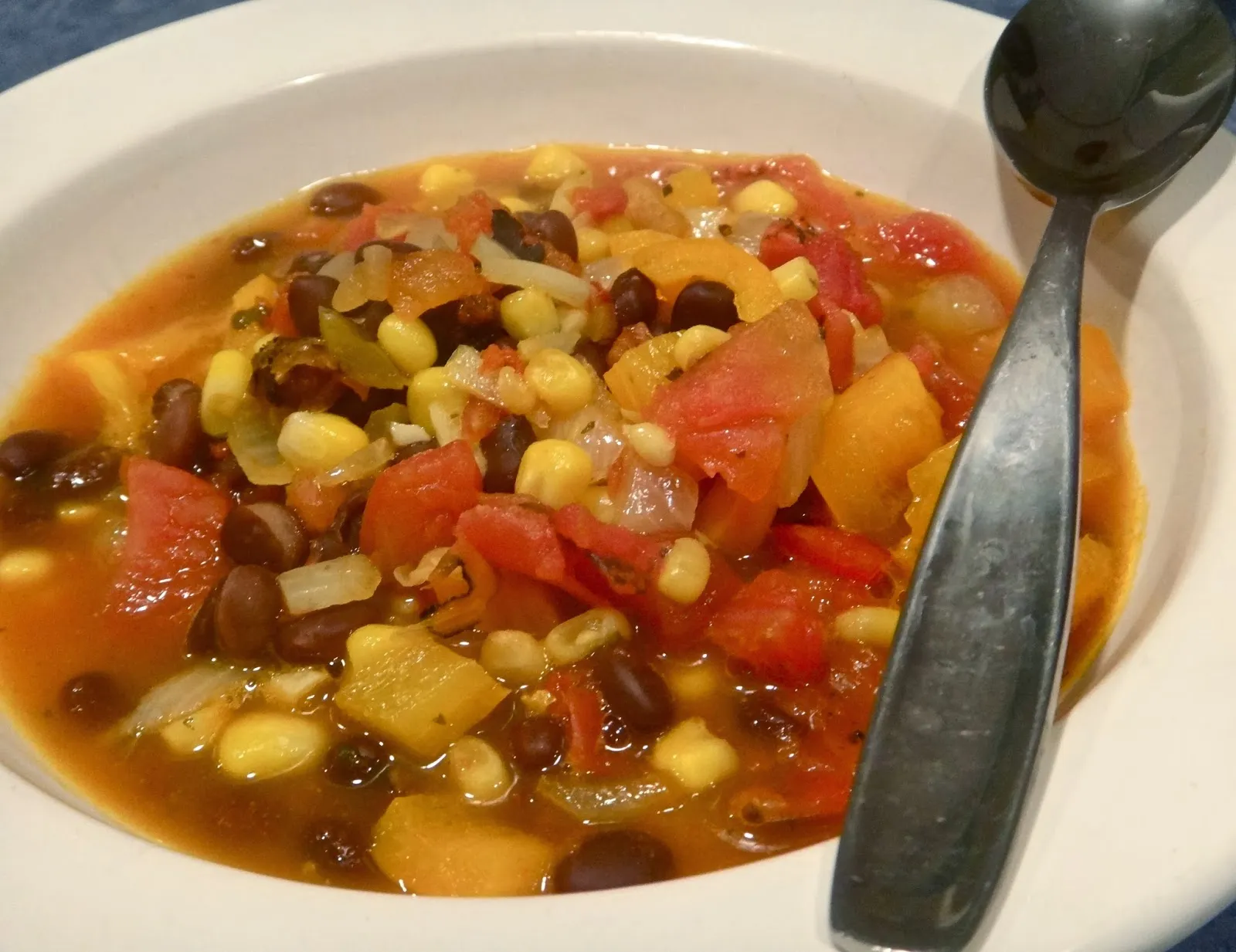 Black Bean Corn and Tomato Soup