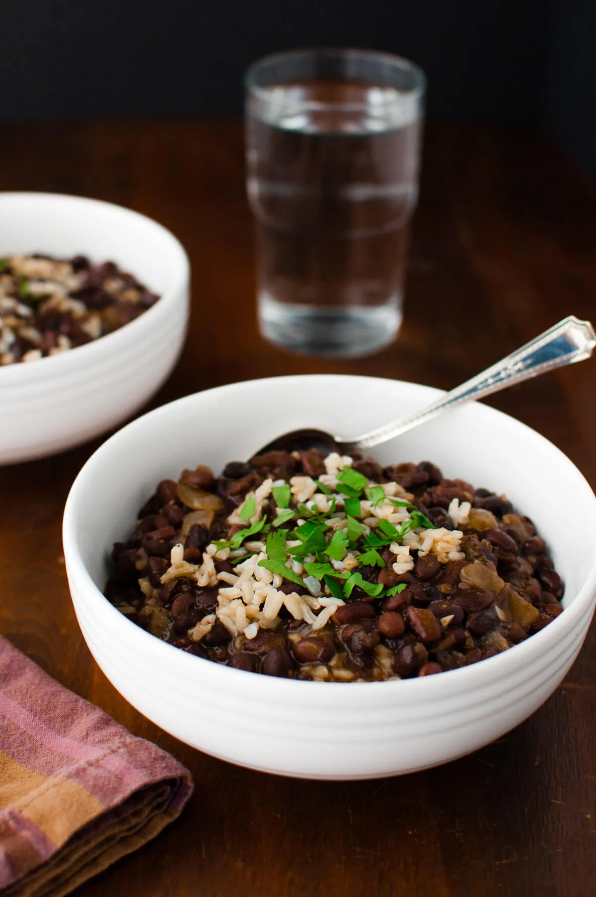 Black Bean Soup Over Rice