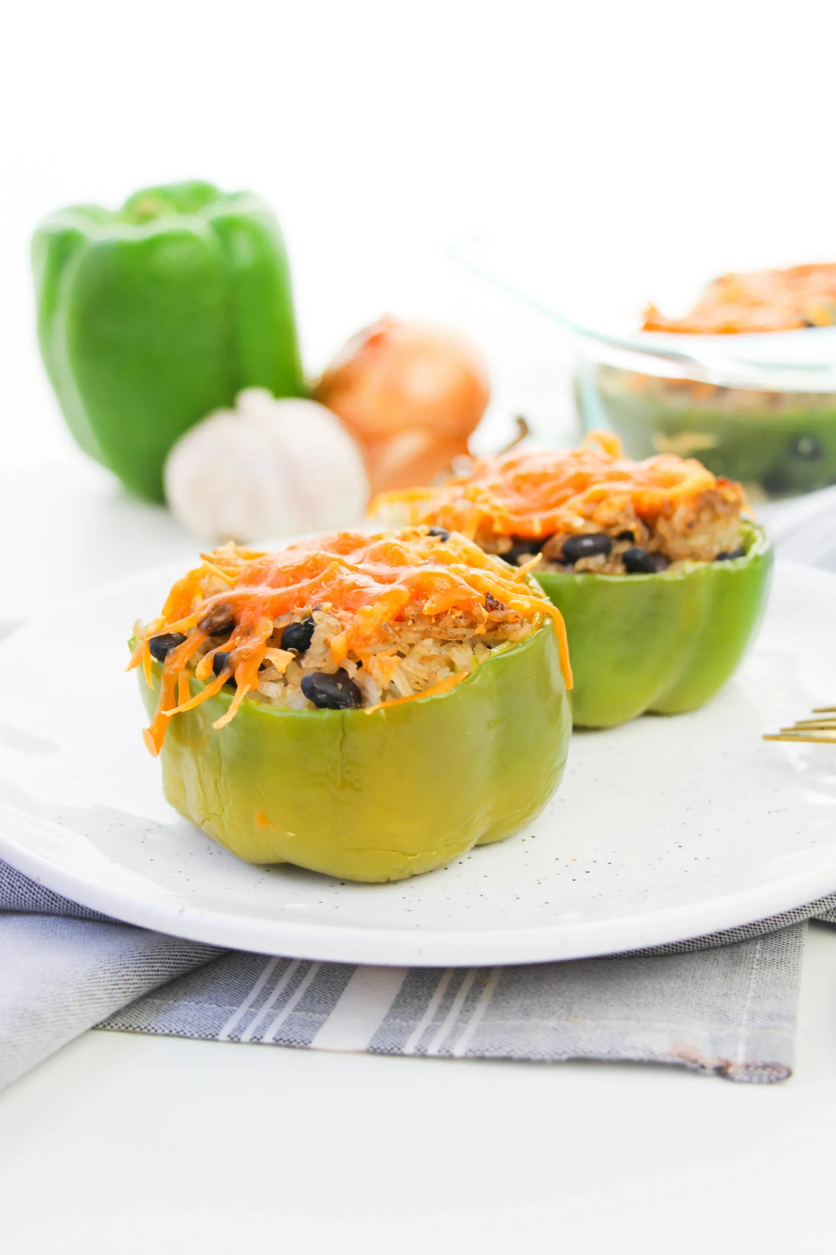 Black Bean Taco Stuffed Peppers