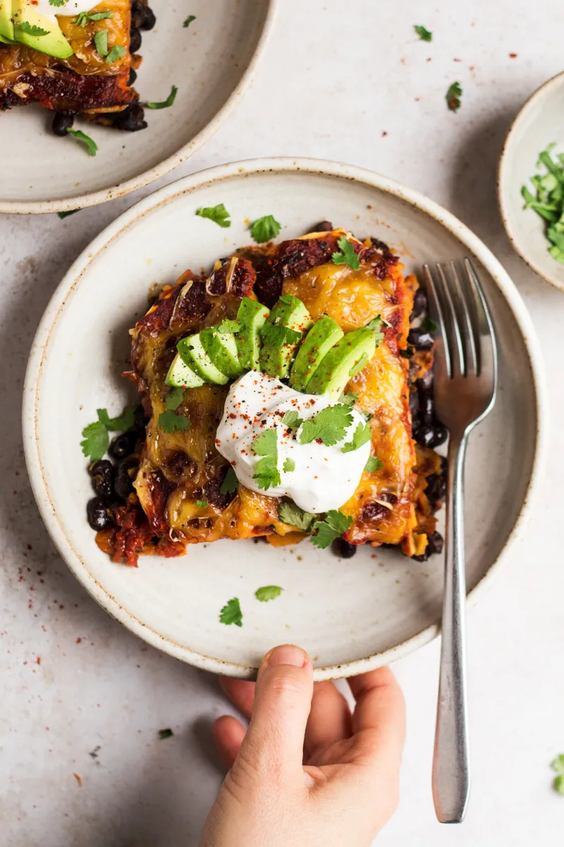 Black Bean and Sweet Potato Bake