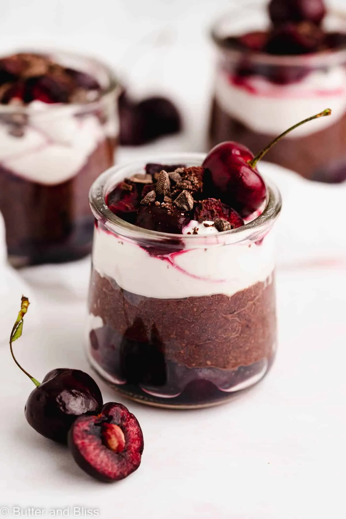 Black Forest Chia Pudding Nice Cream