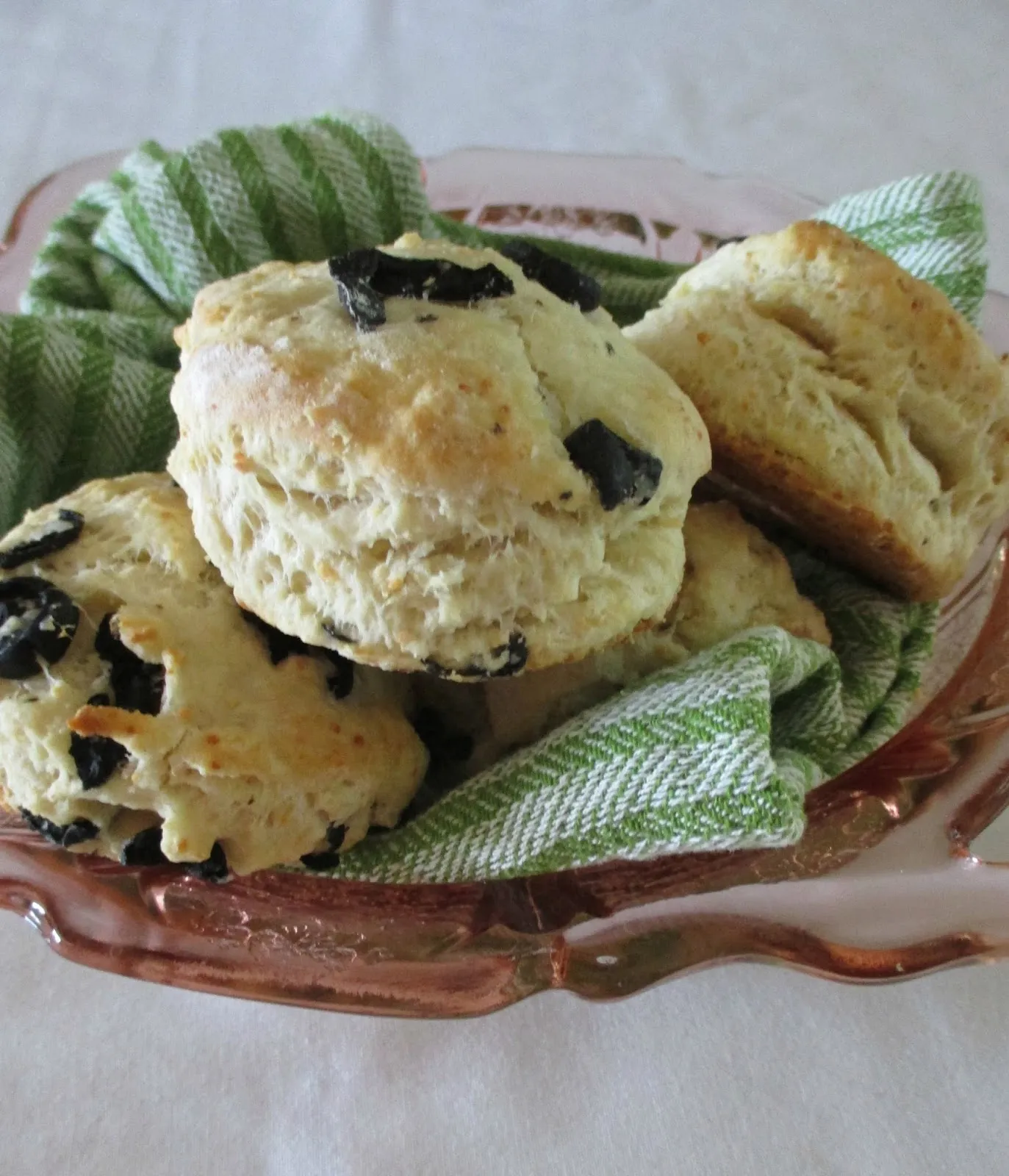 Black Olive Garlic Biscuits