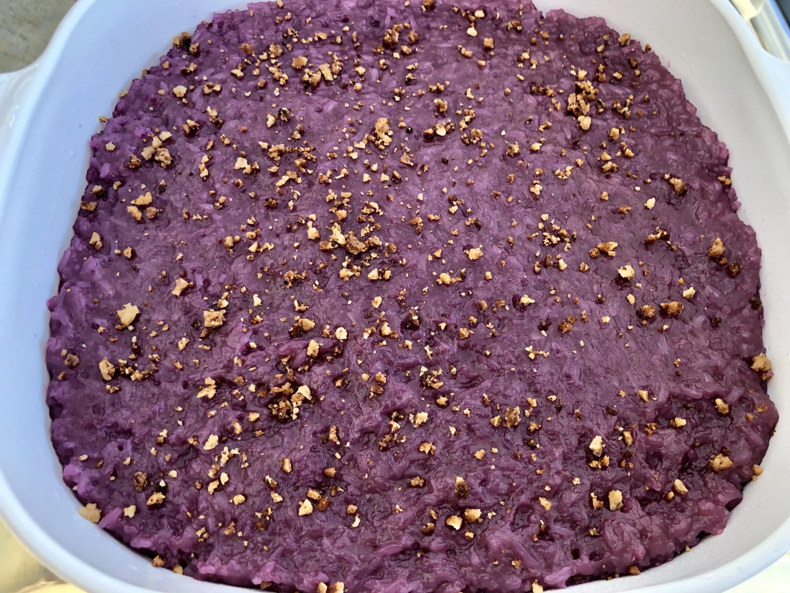 Black Sweet Rice with Taro Root