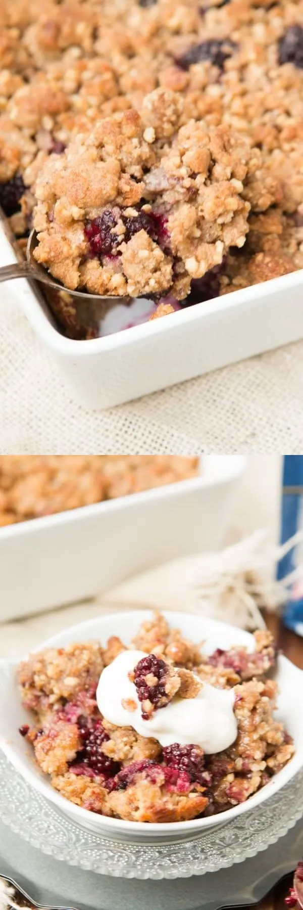 Blackberry Cobbler Baked Oatmeal Cups
