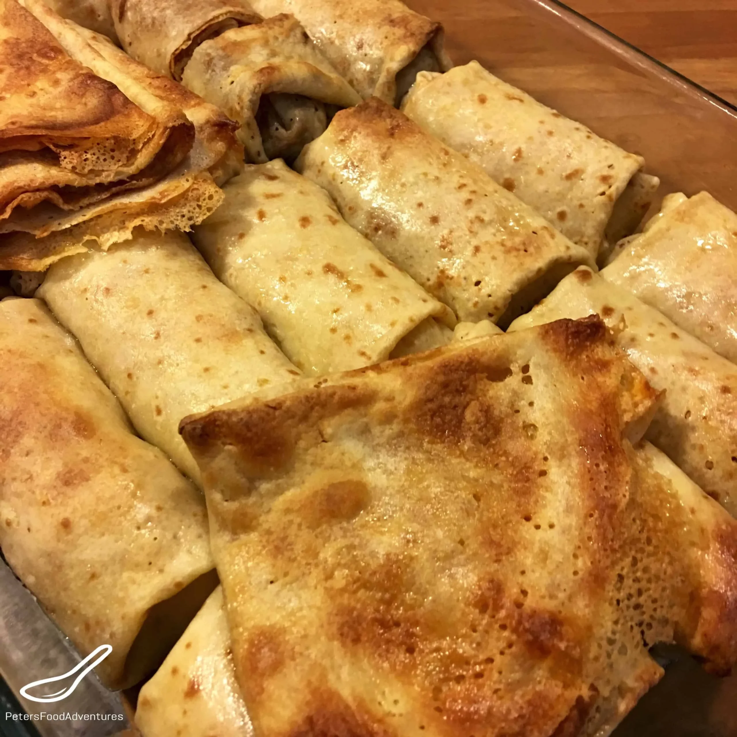 Blini Stuffed with Meat