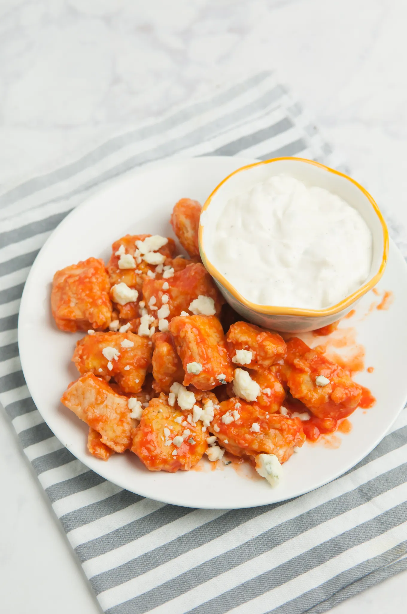 Blue Cheese Buffalo Bites
