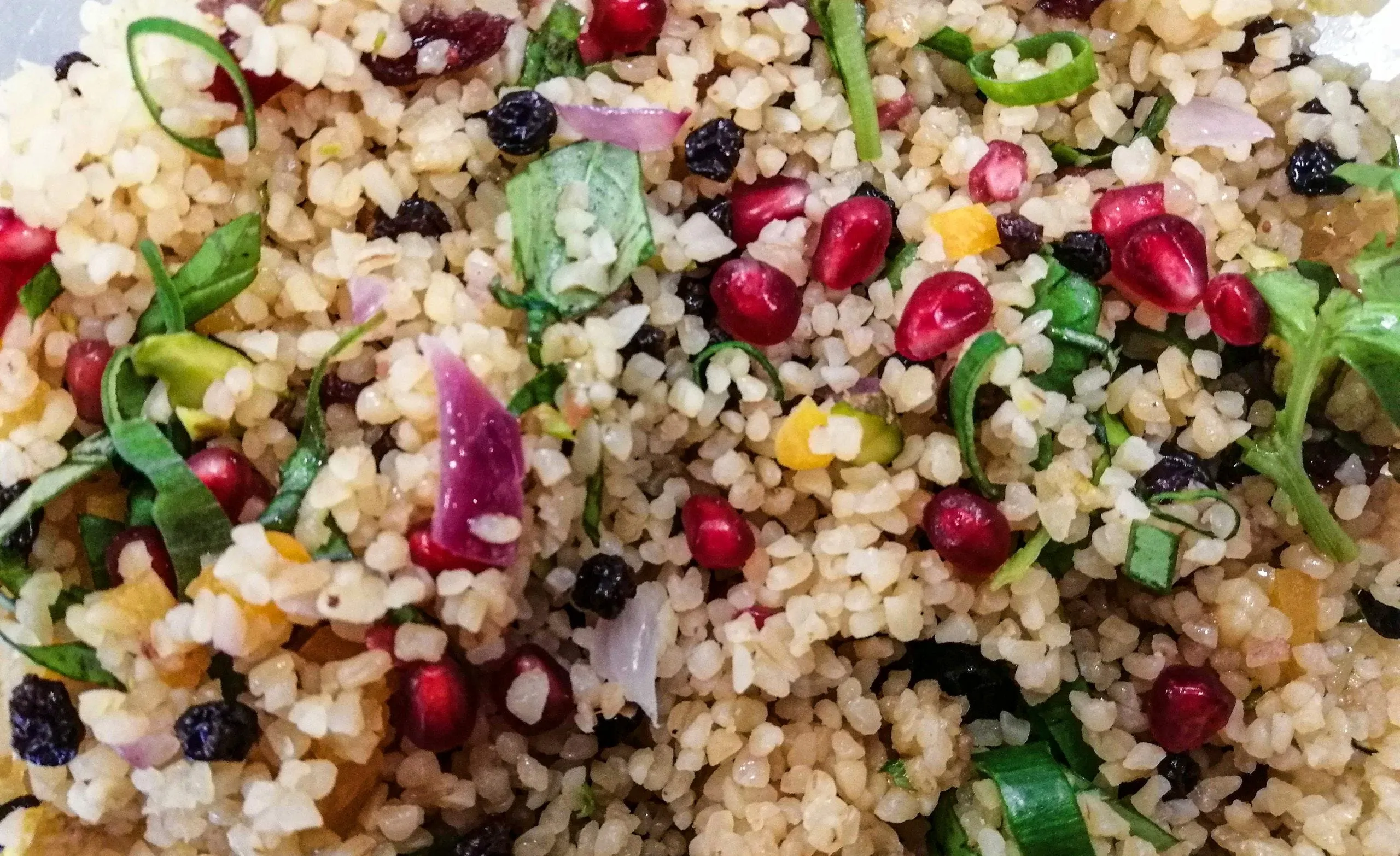 Blue Pixie Bulgur Fruit Salad