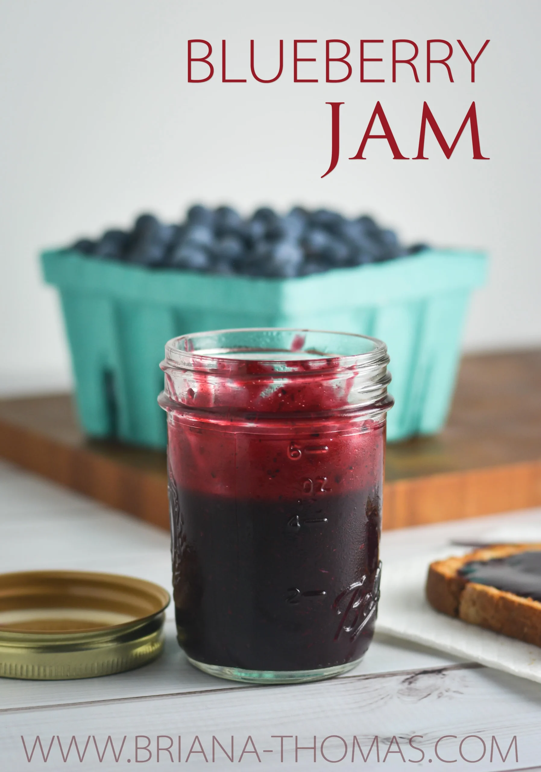 Blueberry Fig Jam with No Added Sugar