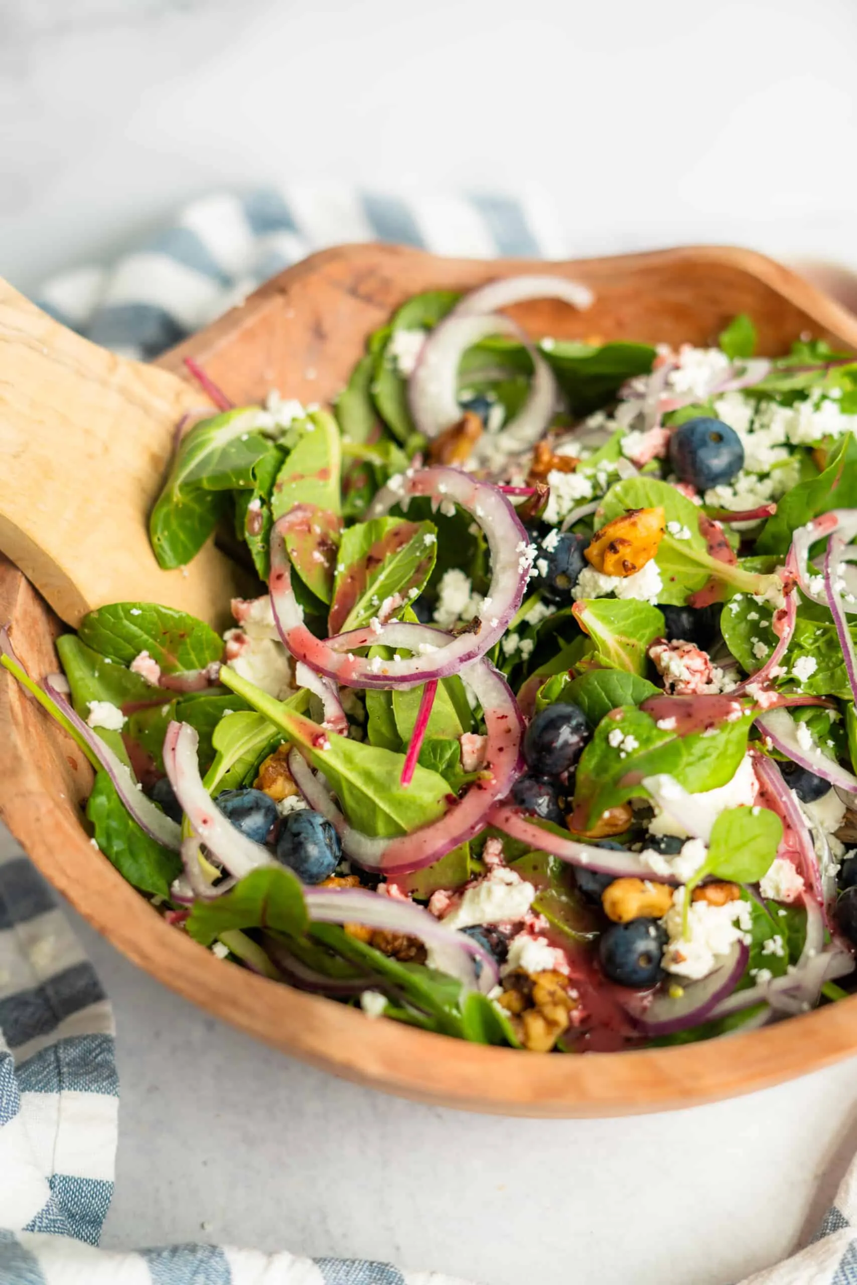 Blueberry Goat Cheese Salad