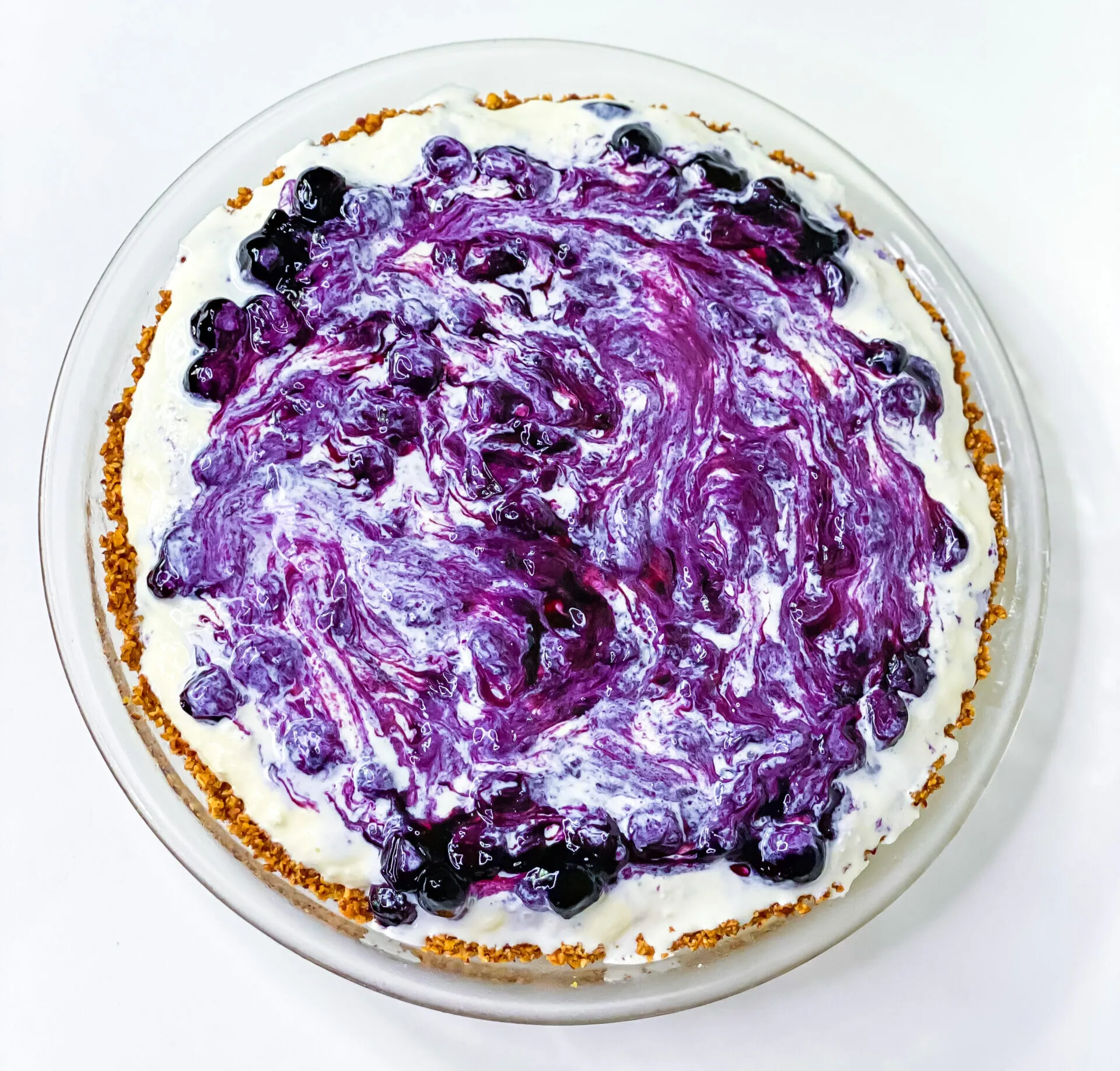 Blueberry Ice Cream Pie