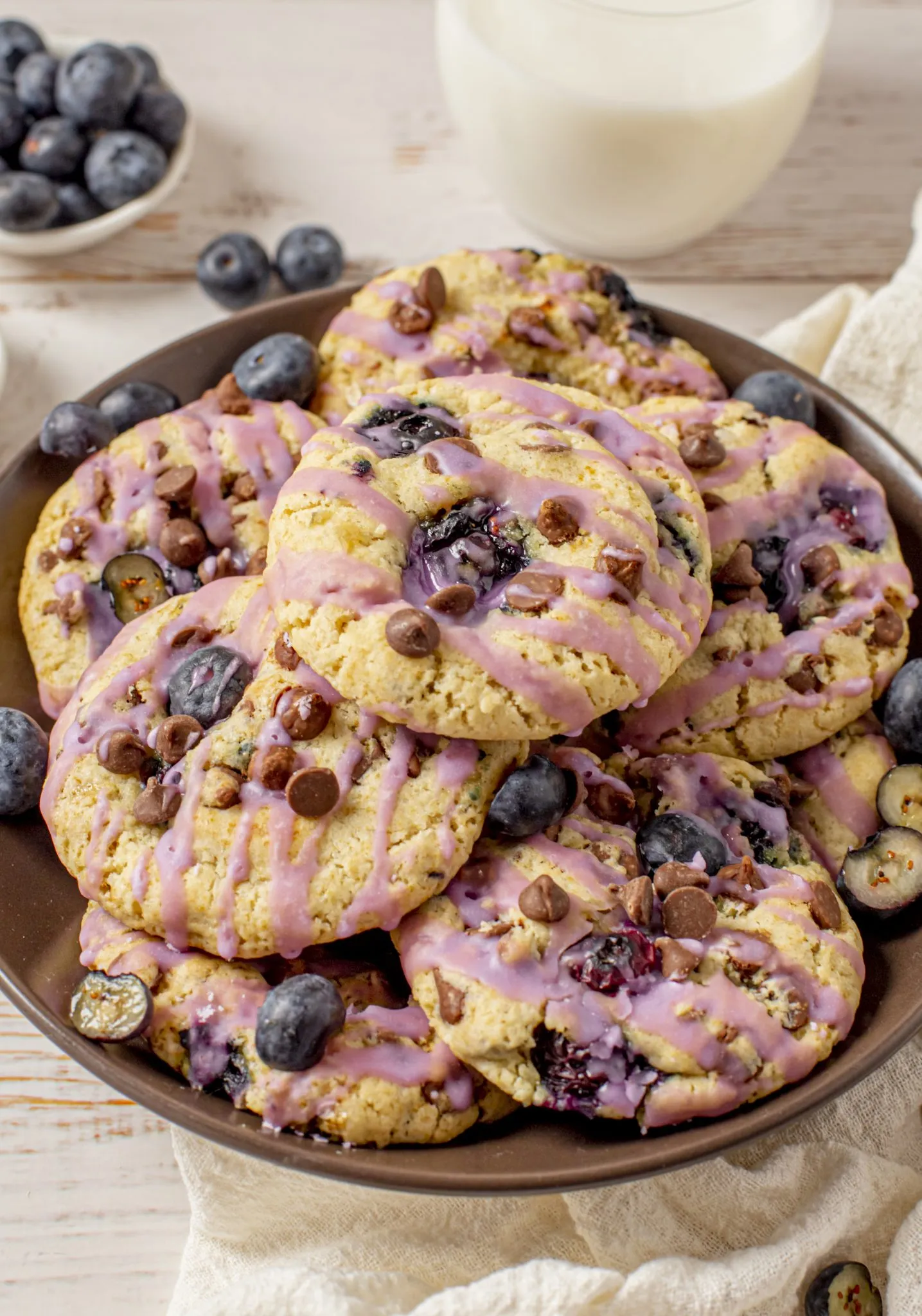 Blueberry Oatmeal Chocolate Chip Cookies