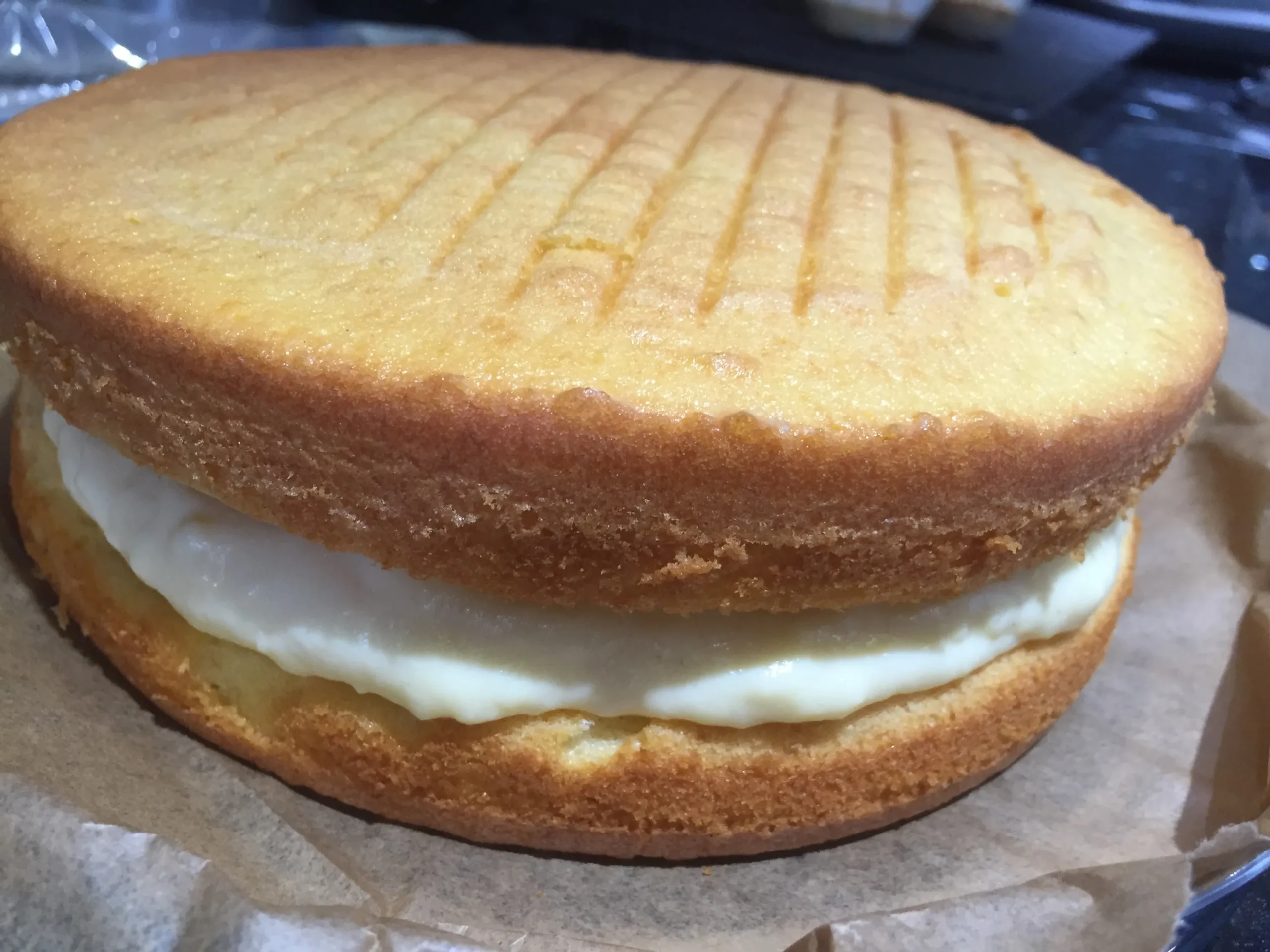 Boston Cream Sponge Cakes