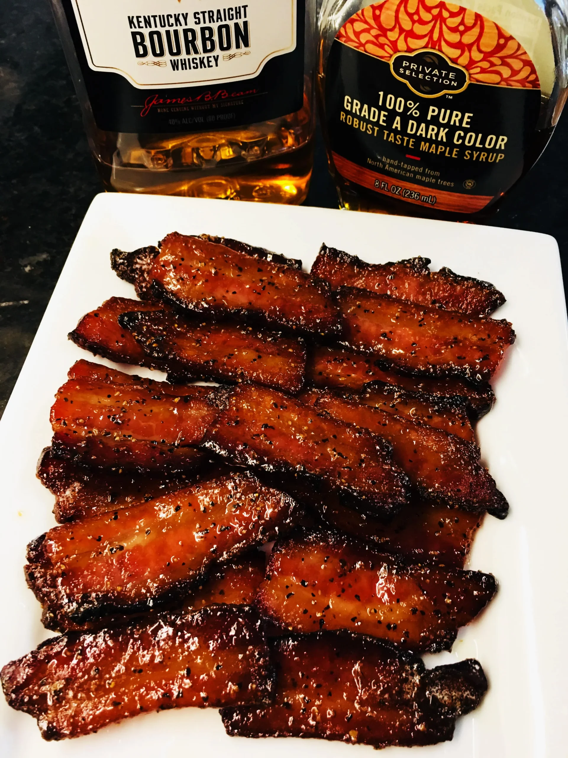 Bourbon Maple Candied Bacon