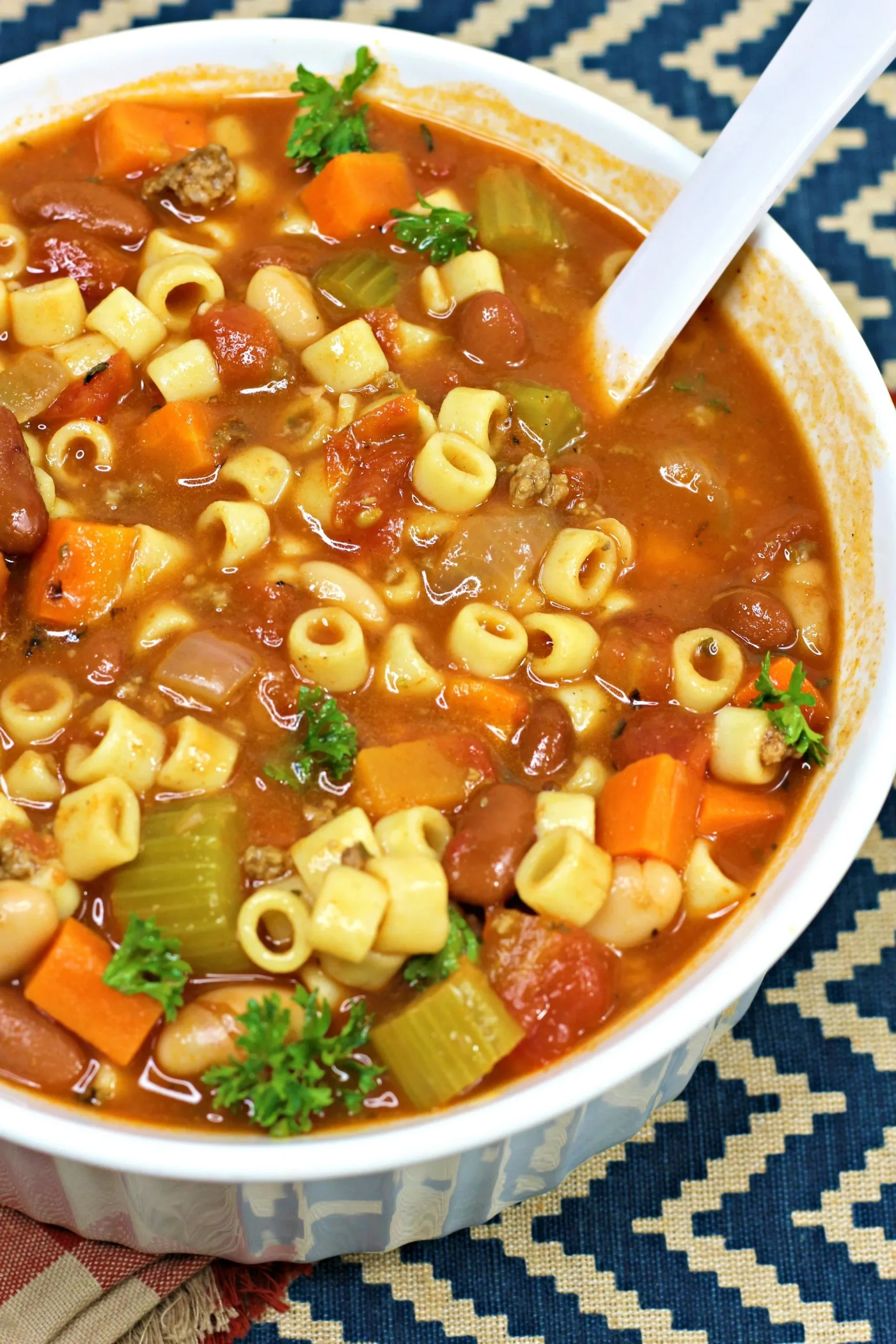 Brazilian Pasta e Fagioli Soup with a Budget-Friendly Twist