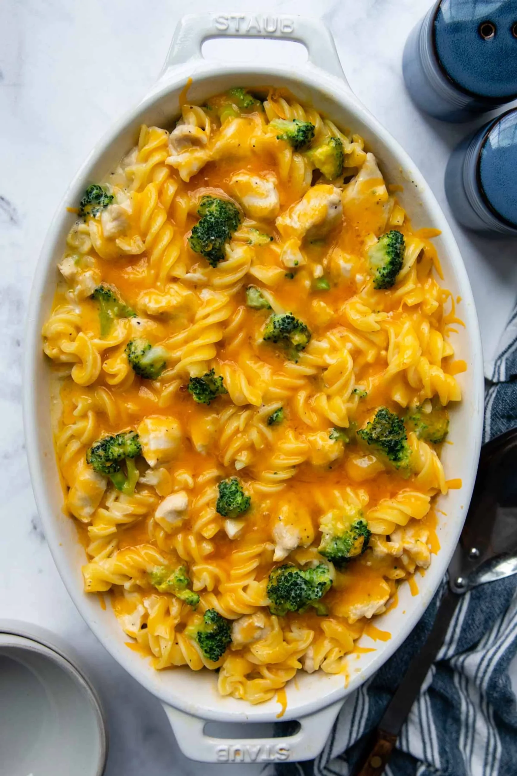 Broccoli Cheddar Chicken Pasta Bake