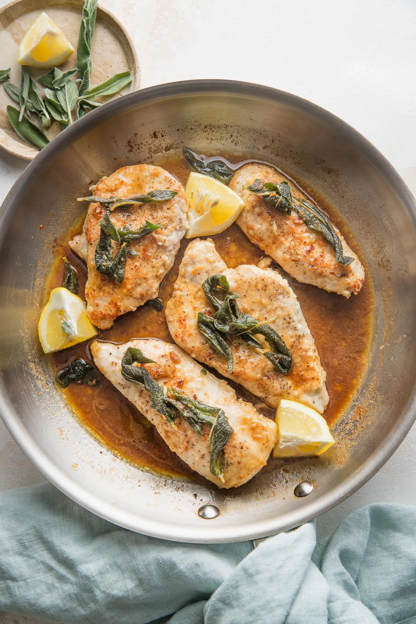 Brown Butter Sage Skillet Chicken