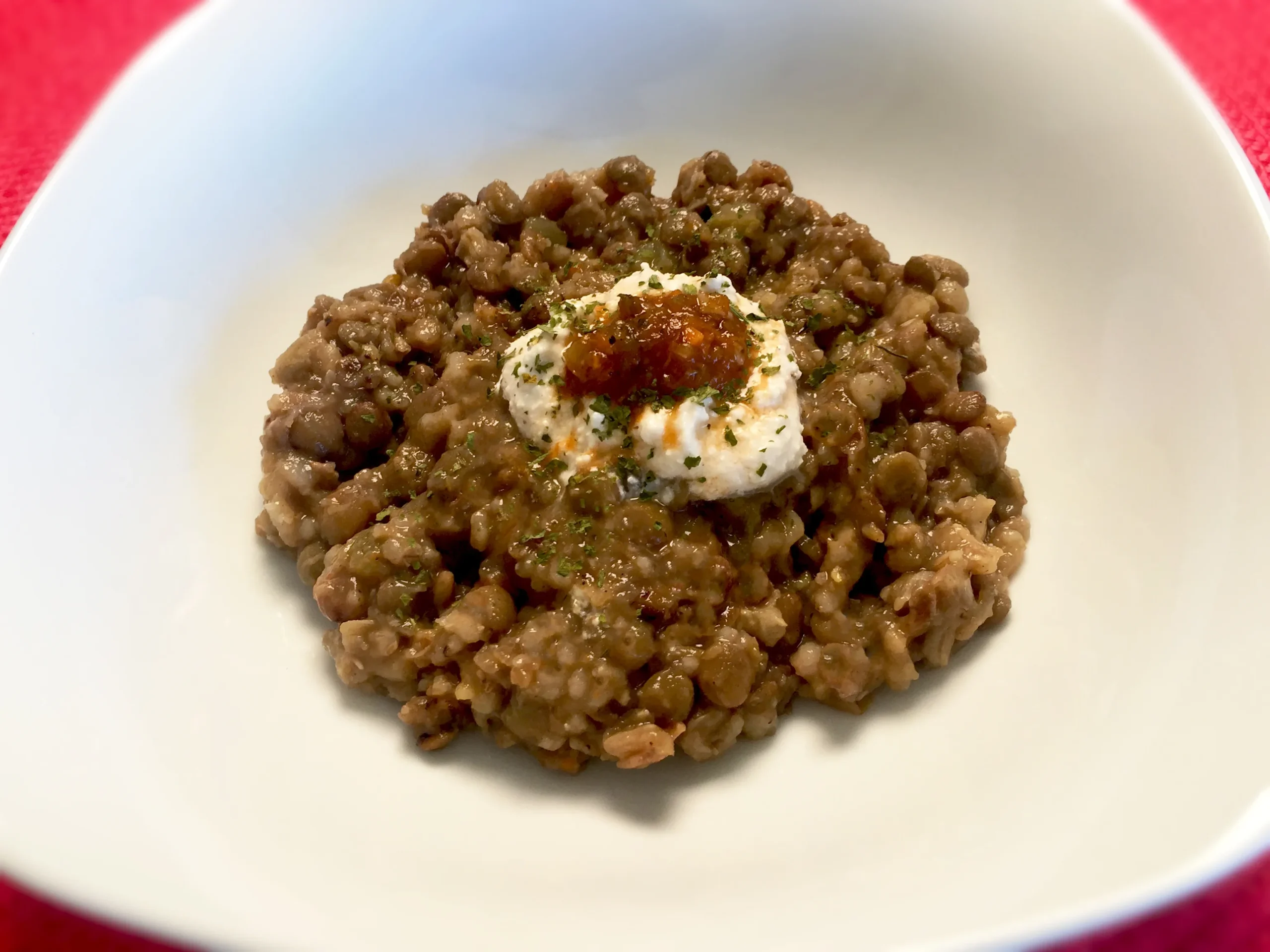 Brown Rice and Lentil Stew